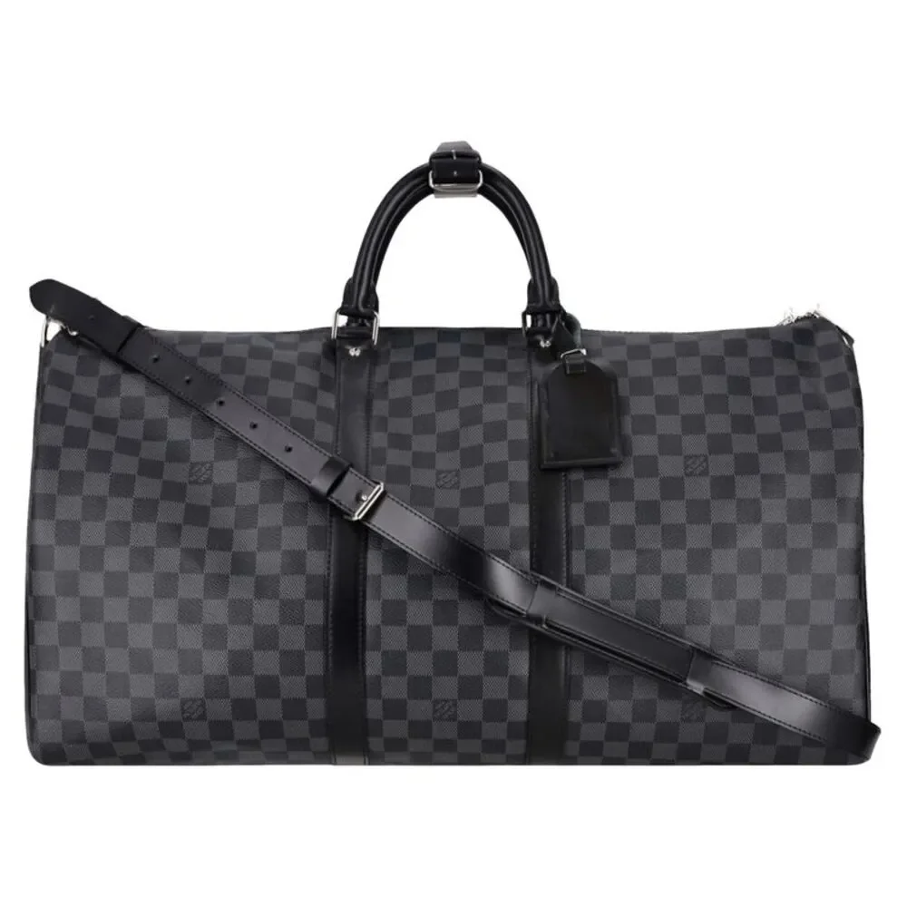 Louis Vuitton Keepall 55 | Damier Graphite Canvas Bandoulière Duffle