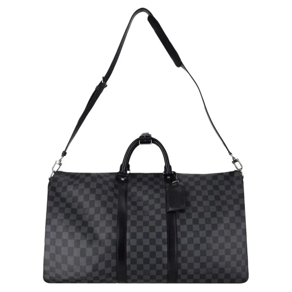 Louis Vuitton Keepall 55 | Damier Graphite Canvas Bandoulière Duffle — view 2