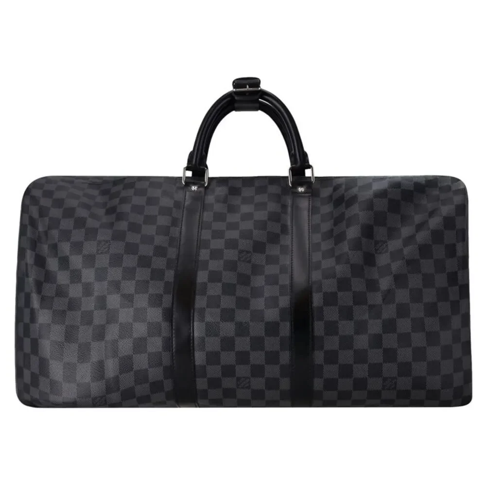 Louis Vuitton Keepall 55 | Damier Graphite Canvas Bandoulière Duffle — view 4