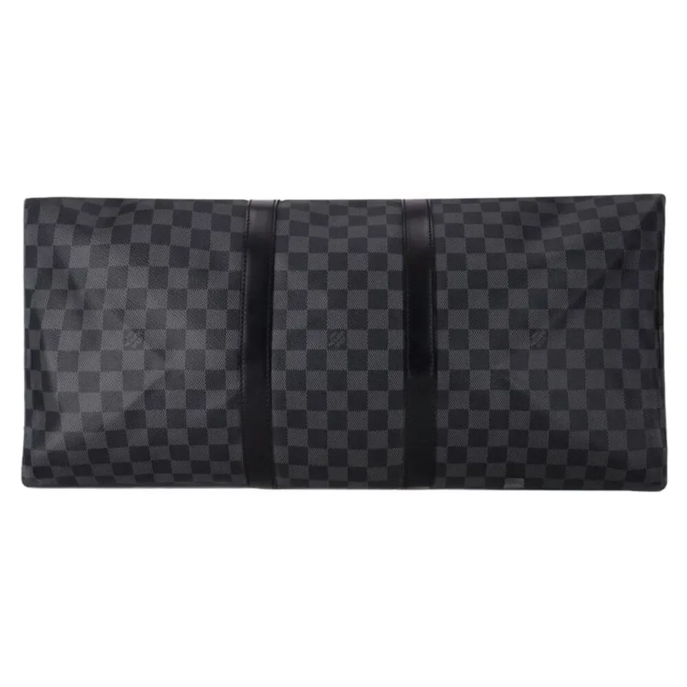 Louis Vuitton Keepall 55 | Damier Graphite Canvas Bandoulière Duffle — view 5
