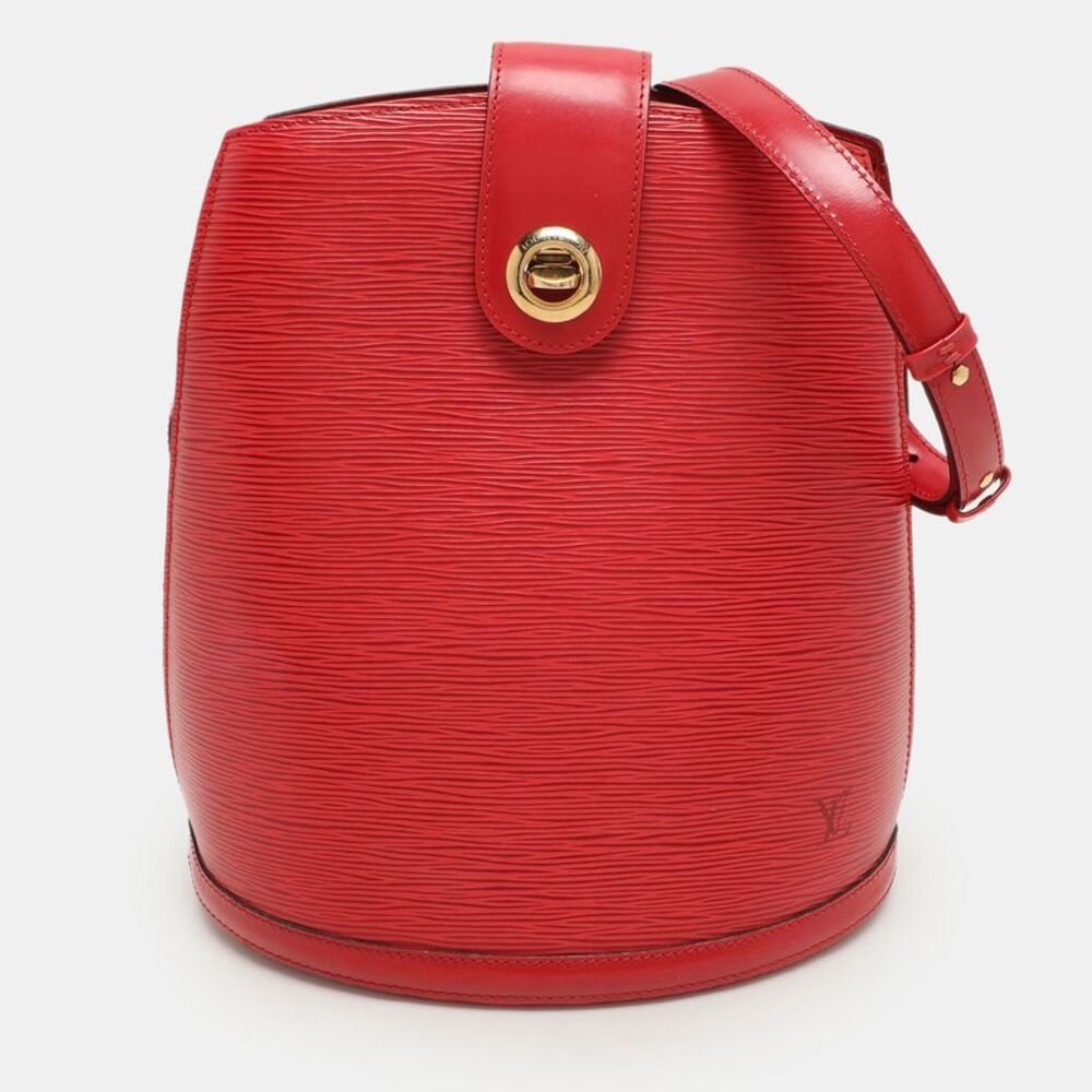 Vintage Louis Vuitton Cluny | Black Epi Leather Bucket Bag — view 2