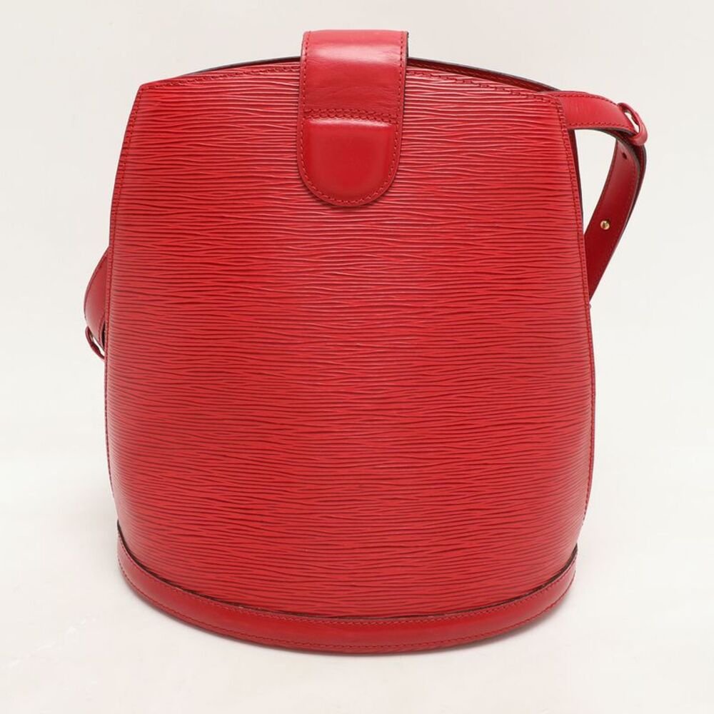 Vintage Louis Vuitton Cluny | Black Epi Leather Bucket Bag — view 4