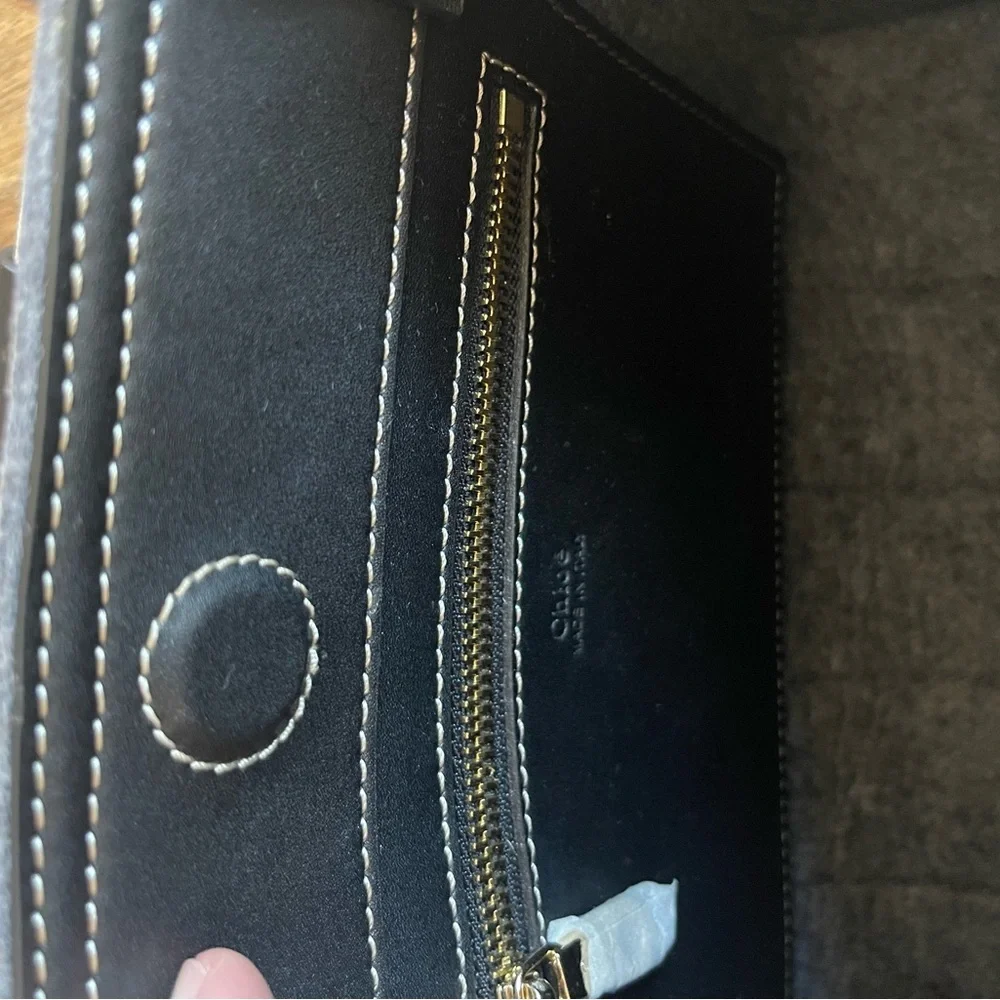 Report Felt Large Woody Ribbon Tote Cashmere Grey — view 4