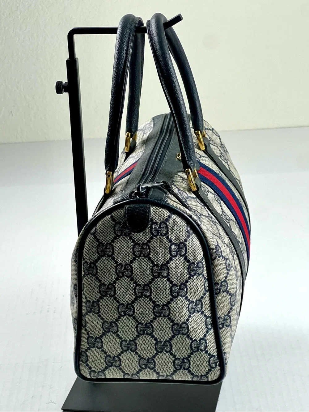 Authentic Vintage Gucci Accessory Collection GG Supreme Vintage Boston Bag — view 2