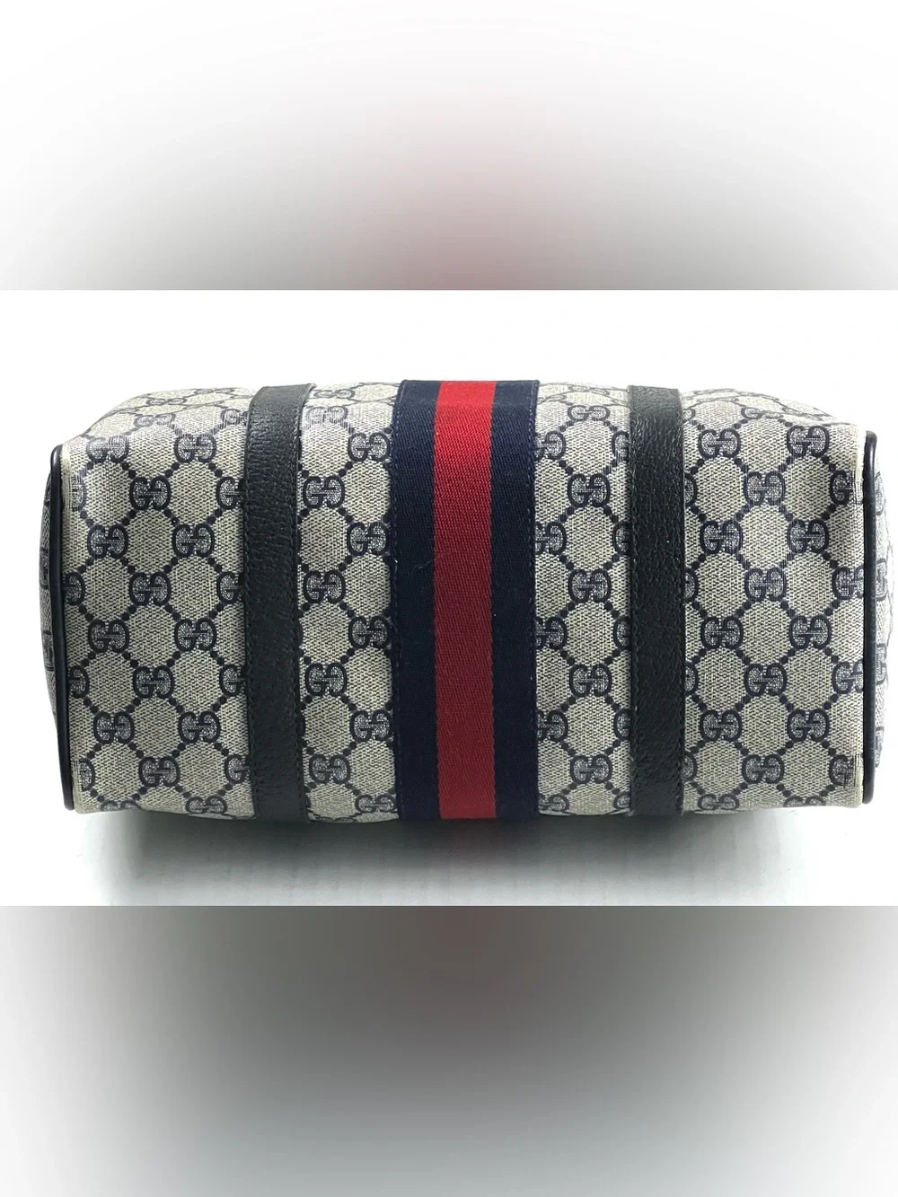 Authentic Vintage Gucci Accessory Collection GG Supreme Vintage Boston Bag — view 5