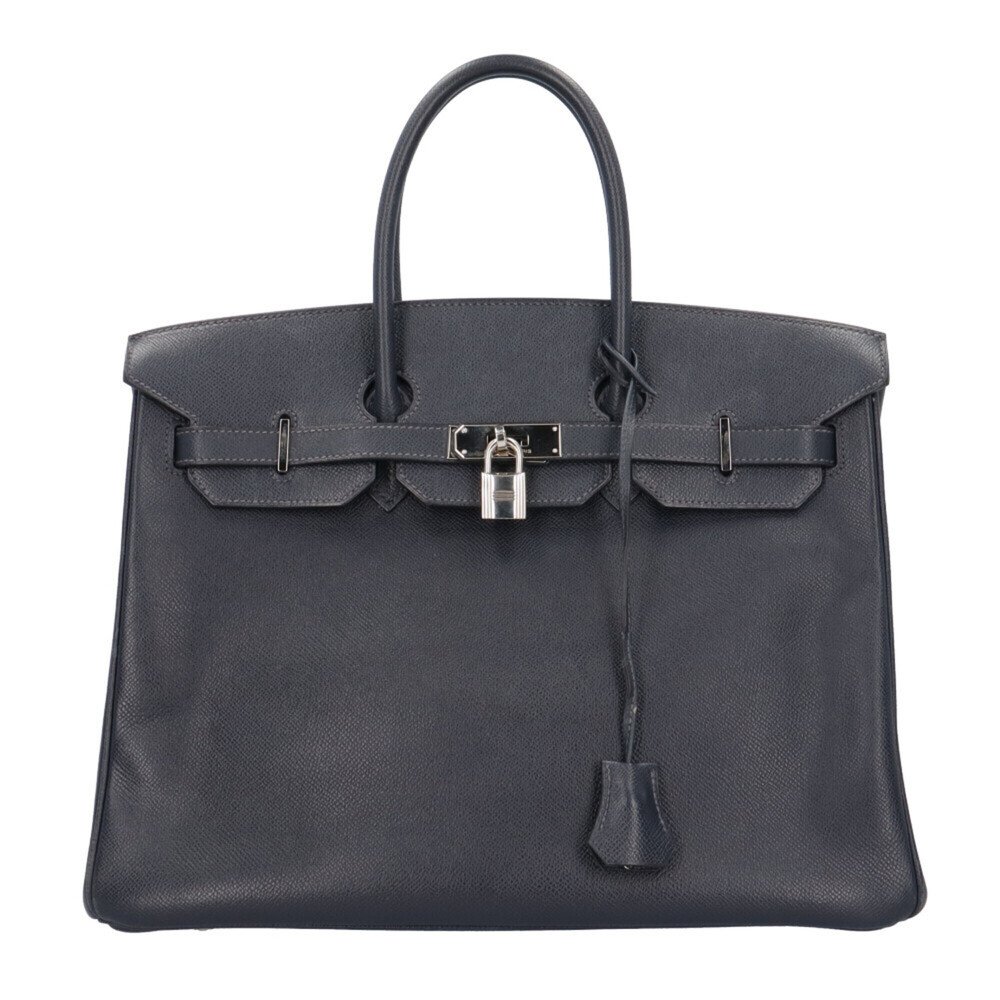 Hermes Birkin 35 Handbag, Veau Epsom Leather, Navy, Women's HERMES