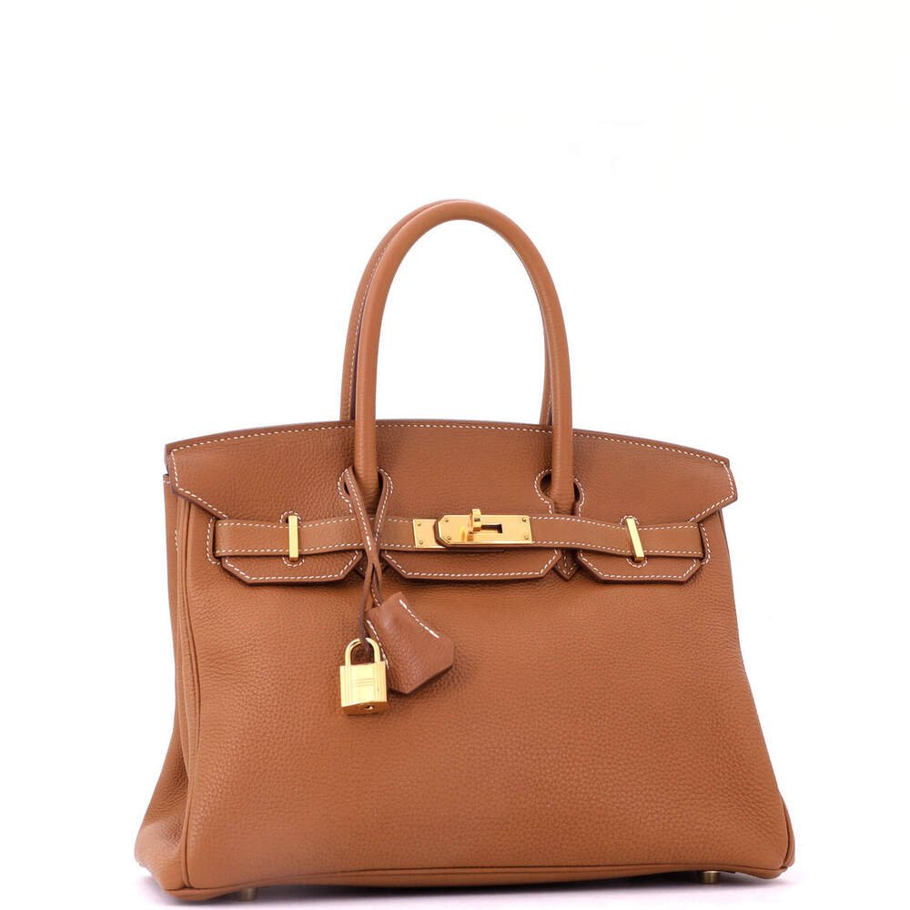 Hermes Birkin 30 Brown Togo with Gold Hardware — view 1