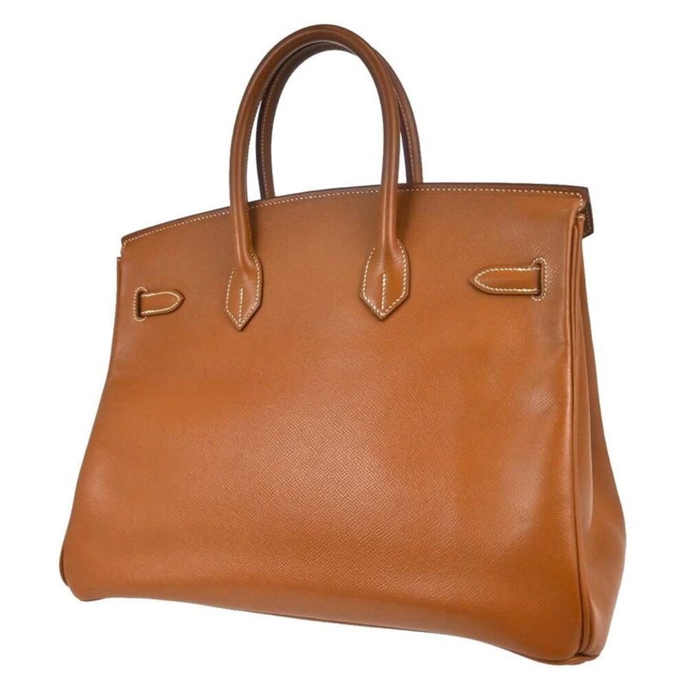 Hermes Birkin Gold Courchevel With Gold Hardware Gold Leather Handbag — view 2