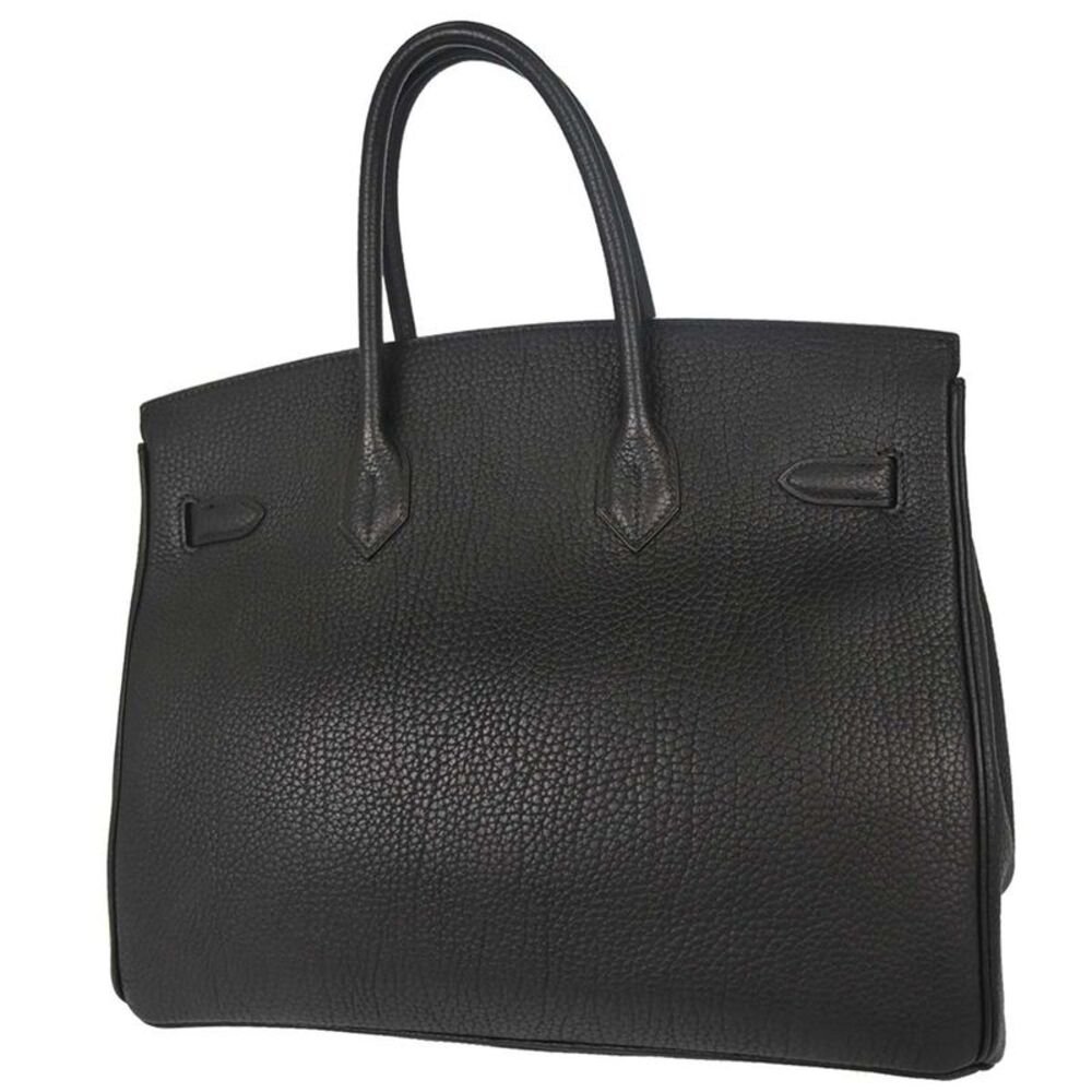 Hermes Birkin Black Togo With Gold Hardware Black Calfskin Handbag — view 2