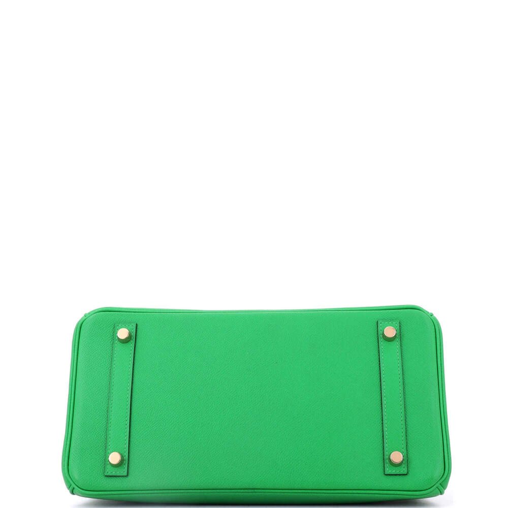 Hermes Birkin 30 Green Epsom with Gold Hardware — view 4