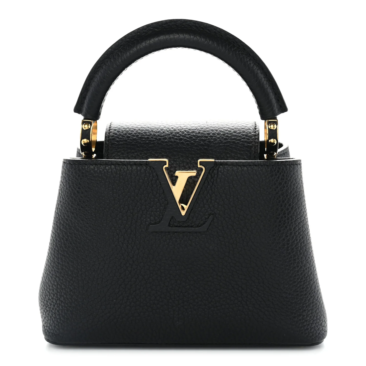 Louis Vuitton Taurillon Mini Capucines Black