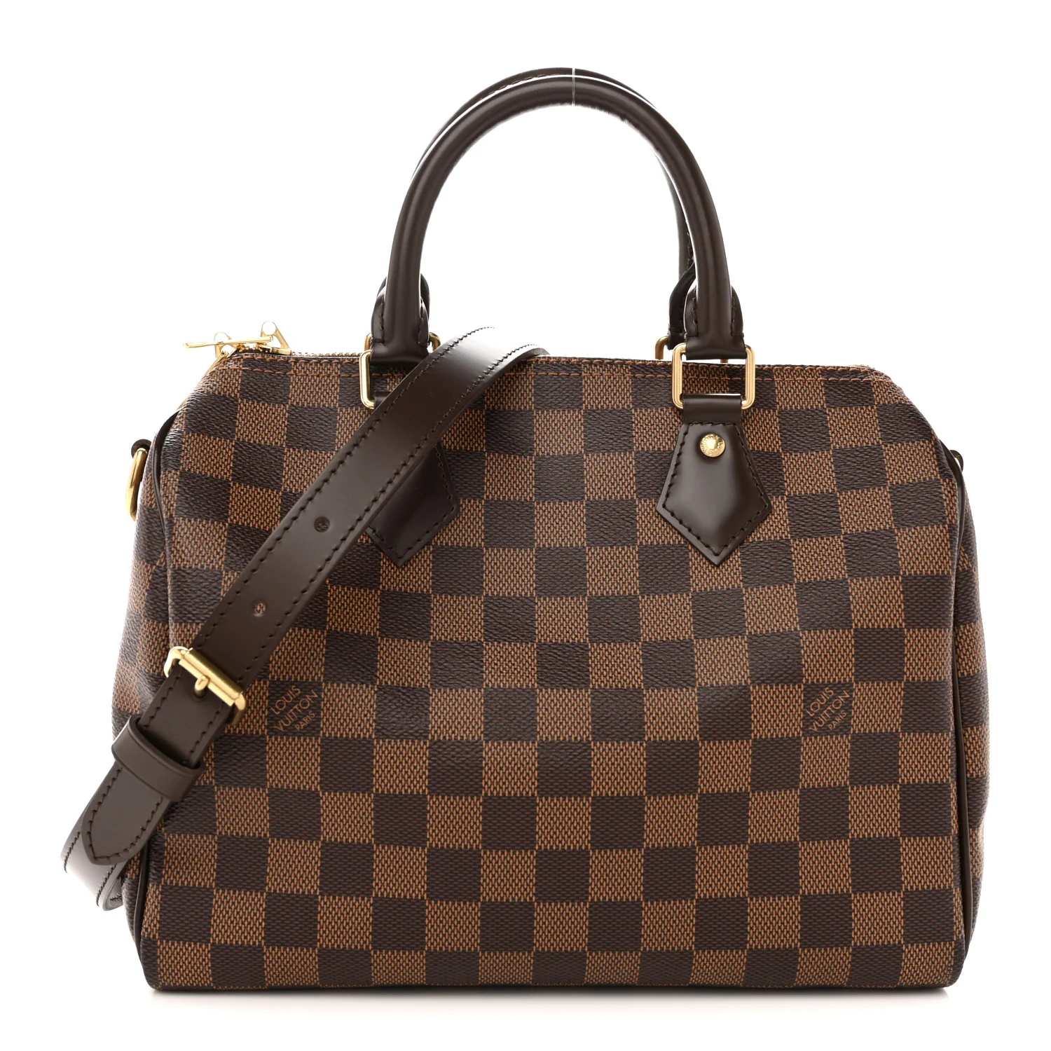 Louis Vuitton Damier Ebene Speedy Bandouliere 25