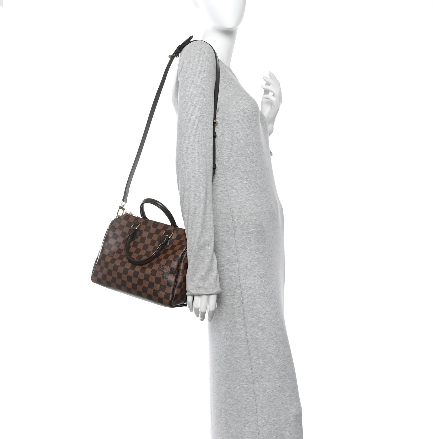 Louis Vuitton Damier Ebene Speedy Bandouliere 25 — view 2