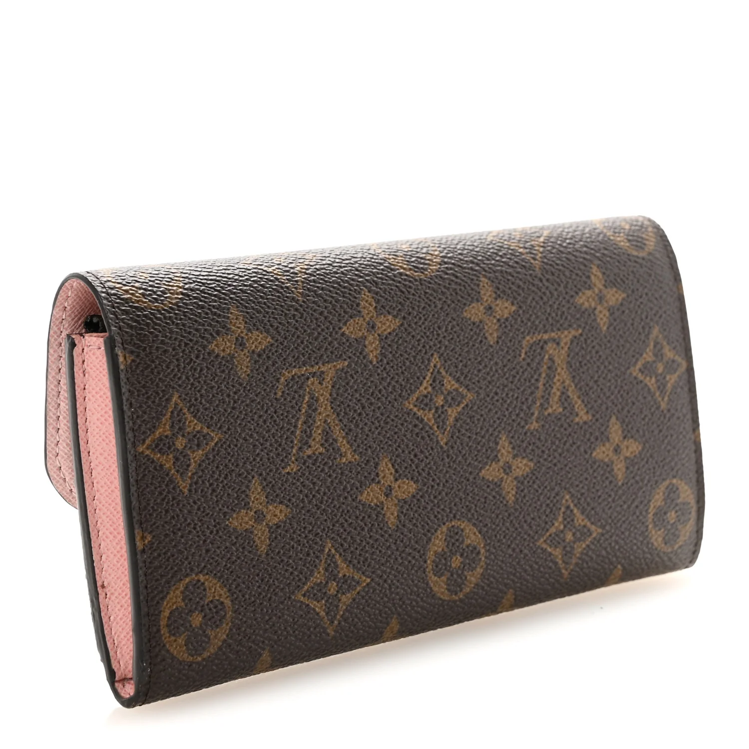 Louis Vuitton Monogram Emilie Wallet Rose Ballerine — view 4