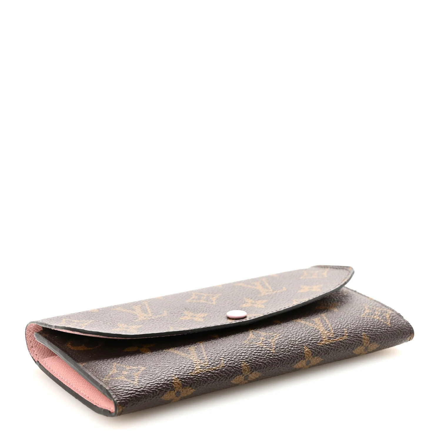 Louis Vuitton Monogram Emilie Wallet Rose Ballerine — view 5