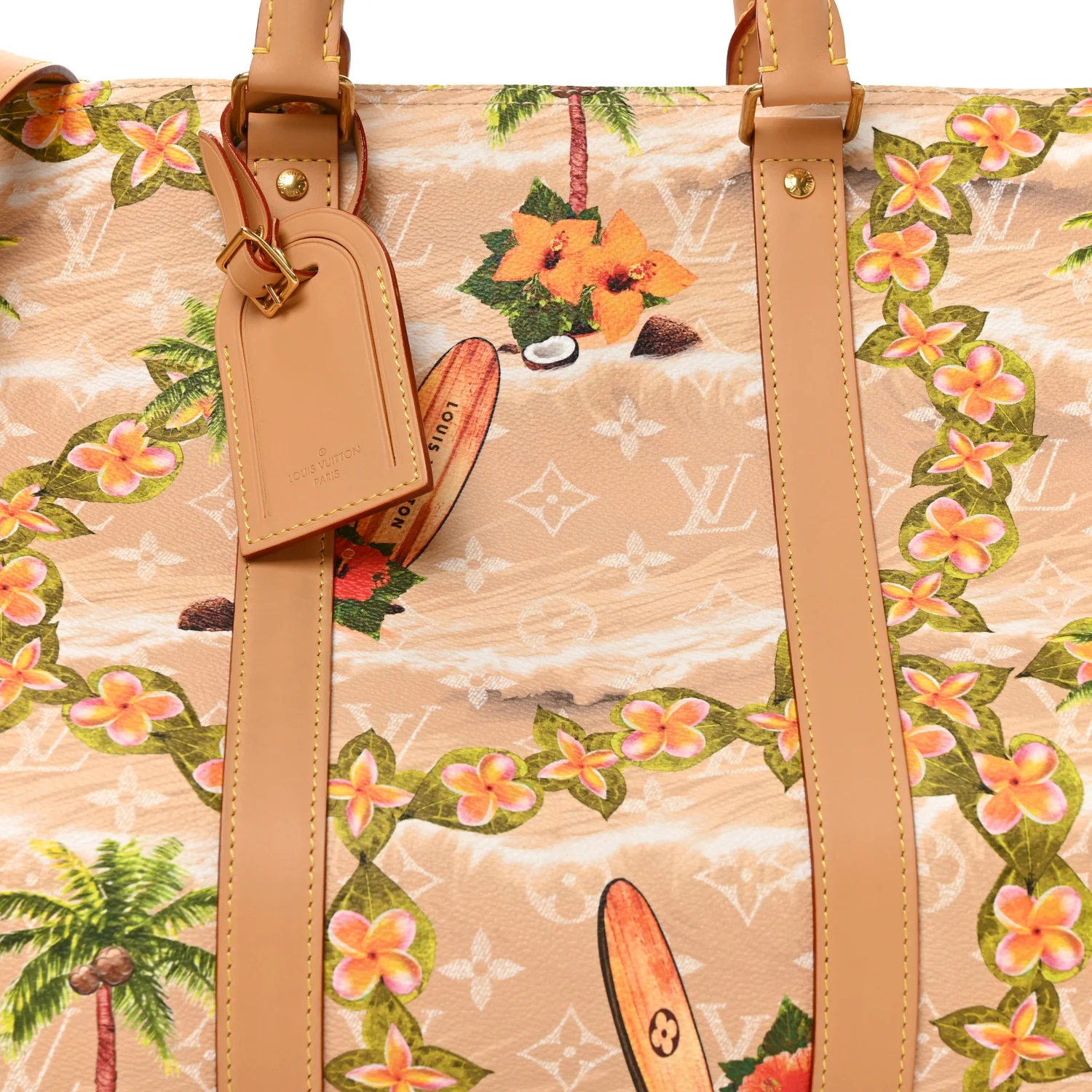 Louis Vuitton Monogram Surfin' Keepall Bandouliere 50 Sand — view 4