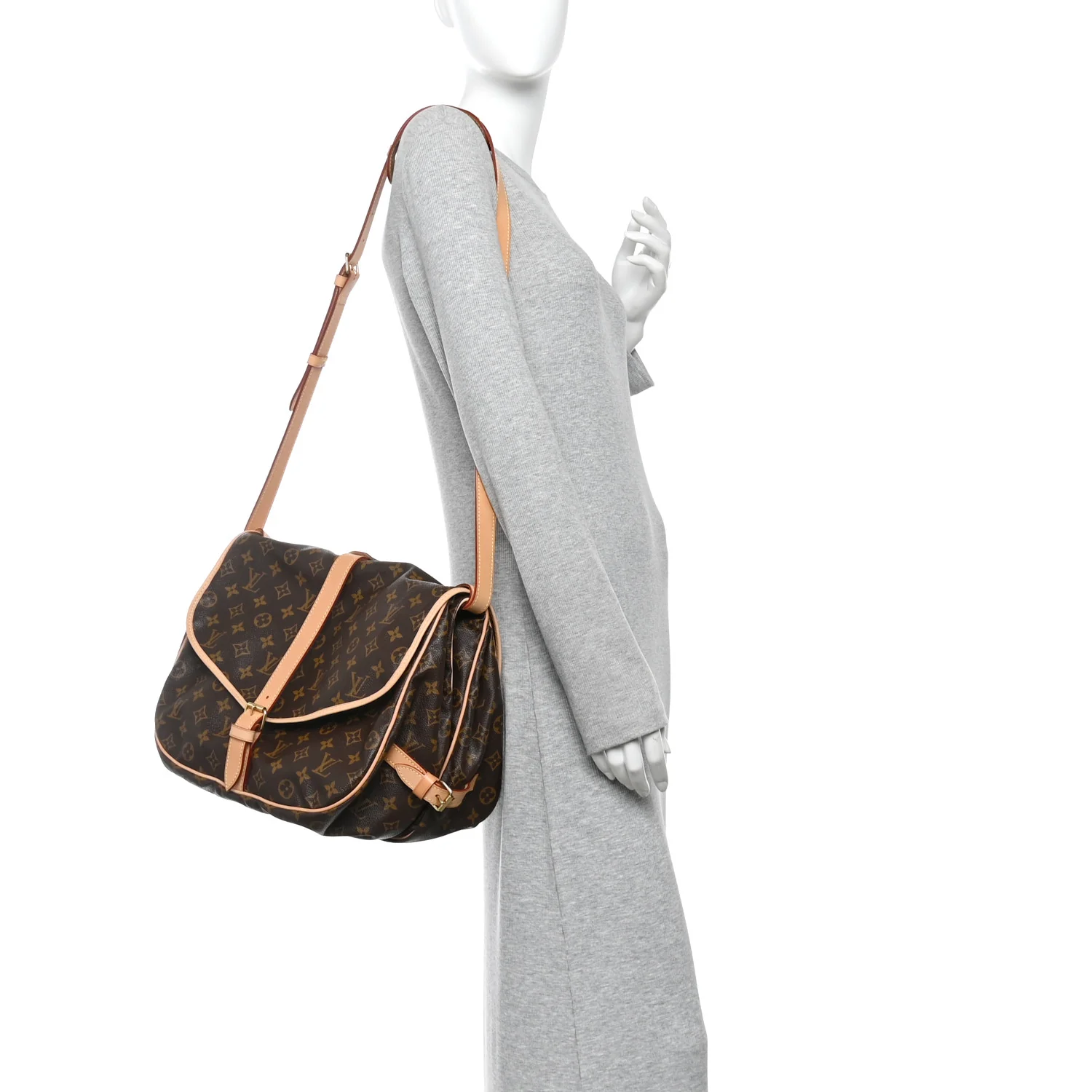 Louis Vuitton Monogram Saumur 35 — view 2
