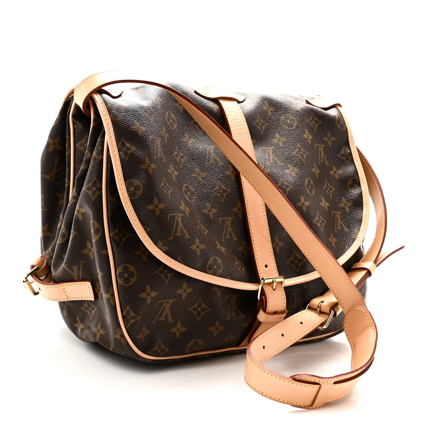 Louis Vuitton Monogram Saumur 35 — view 3