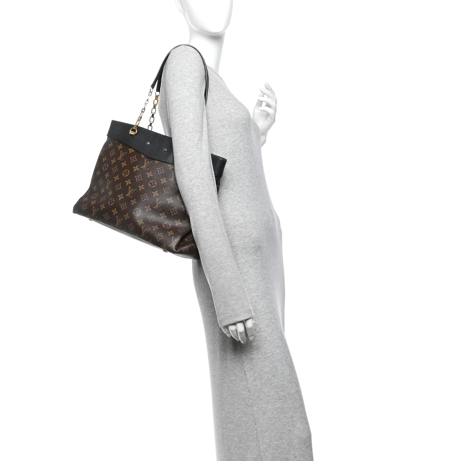 Louis Vuitton Monogram Pallas Shopper Black — view 2