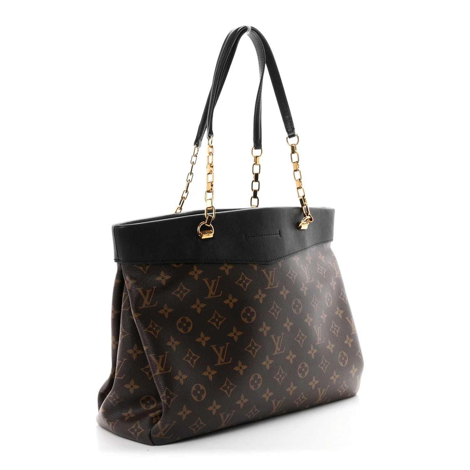 Louis Vuitton Monogram Pallas Shopper Black — view 3
