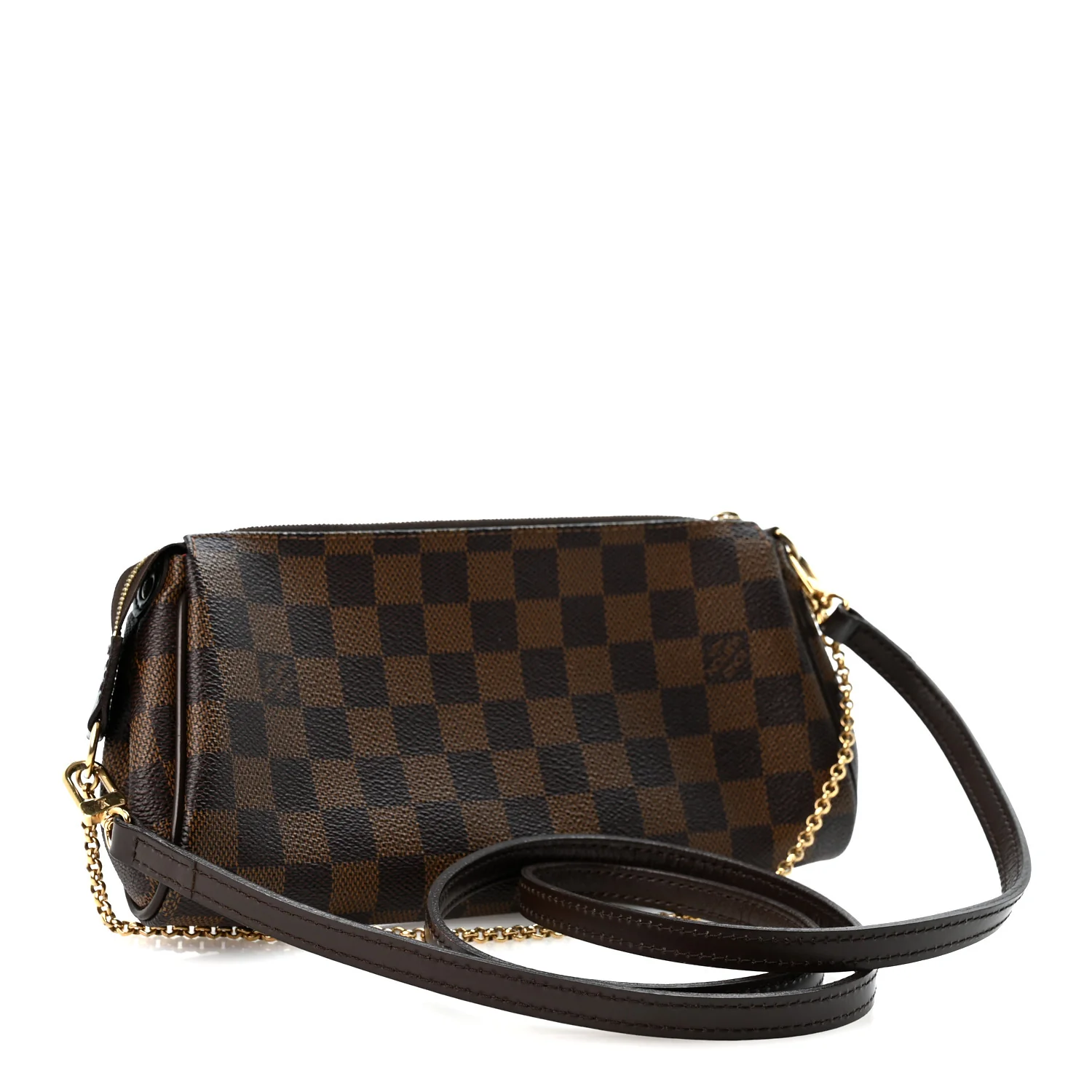 Louis Vuitton Damier Ebene Eva Clutch — view 2