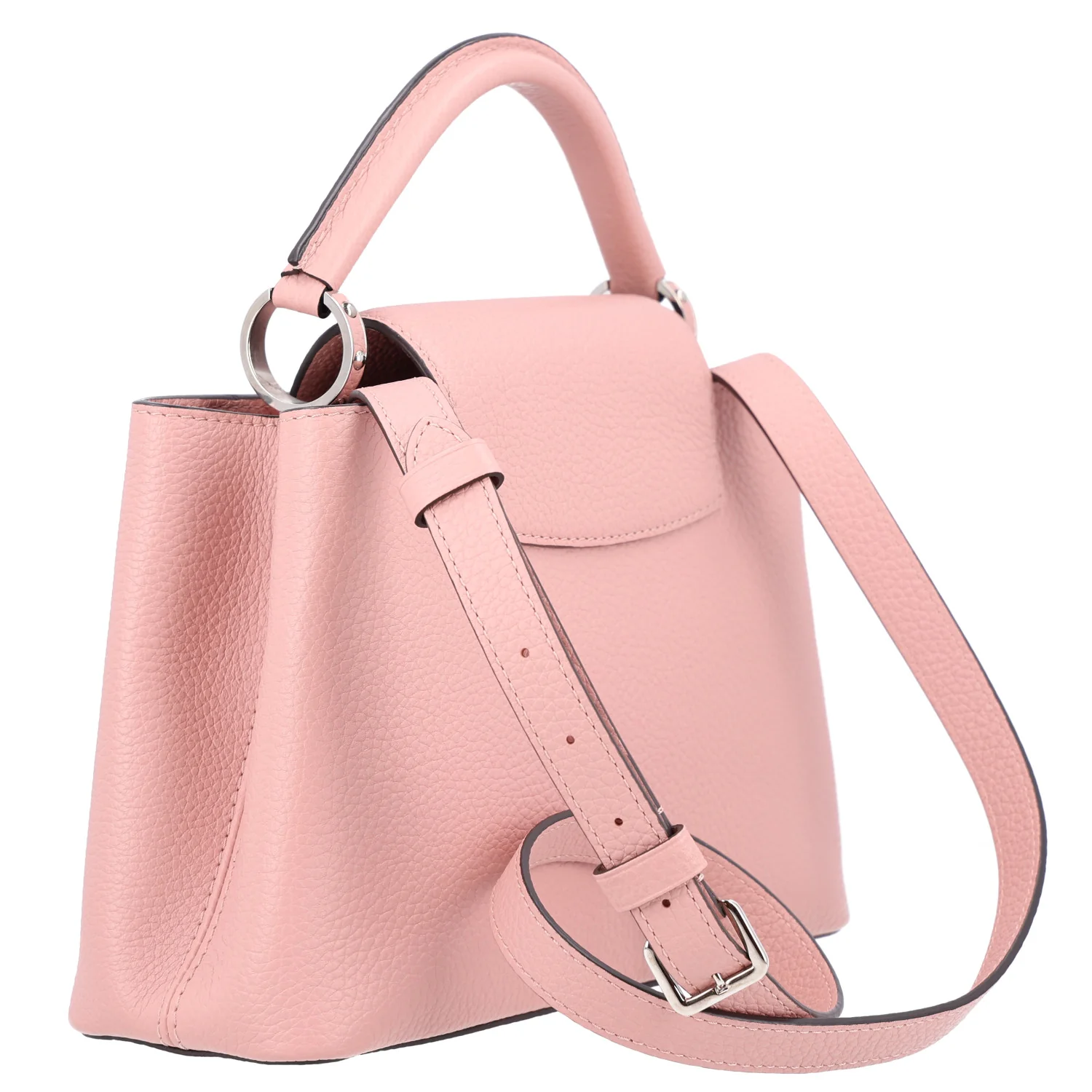 Louis Vuitton Taurillon Capucines BB Magnolia — view 4