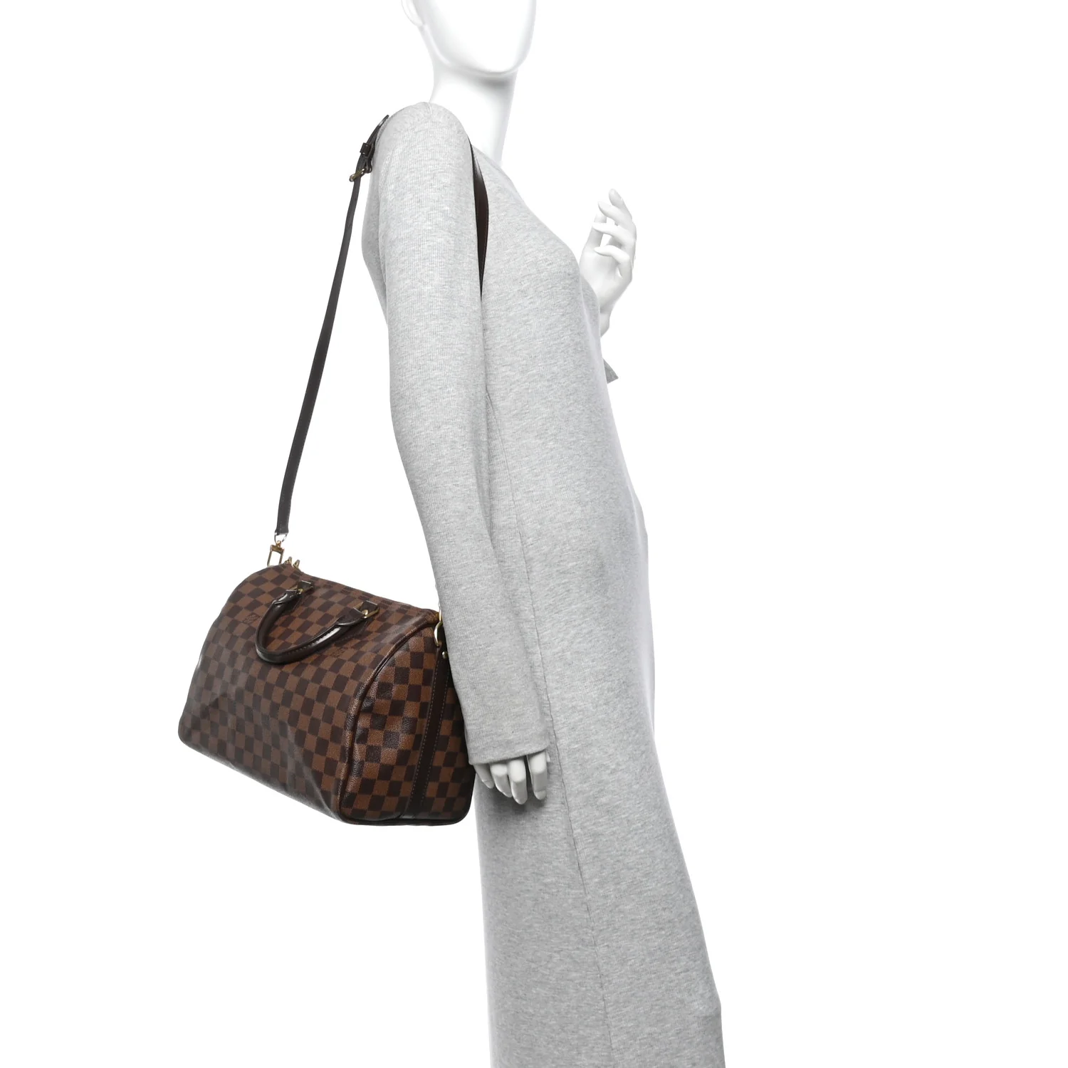 Louis Vuitton Damier Ebene Speedy Bandouliere 30 — view 2