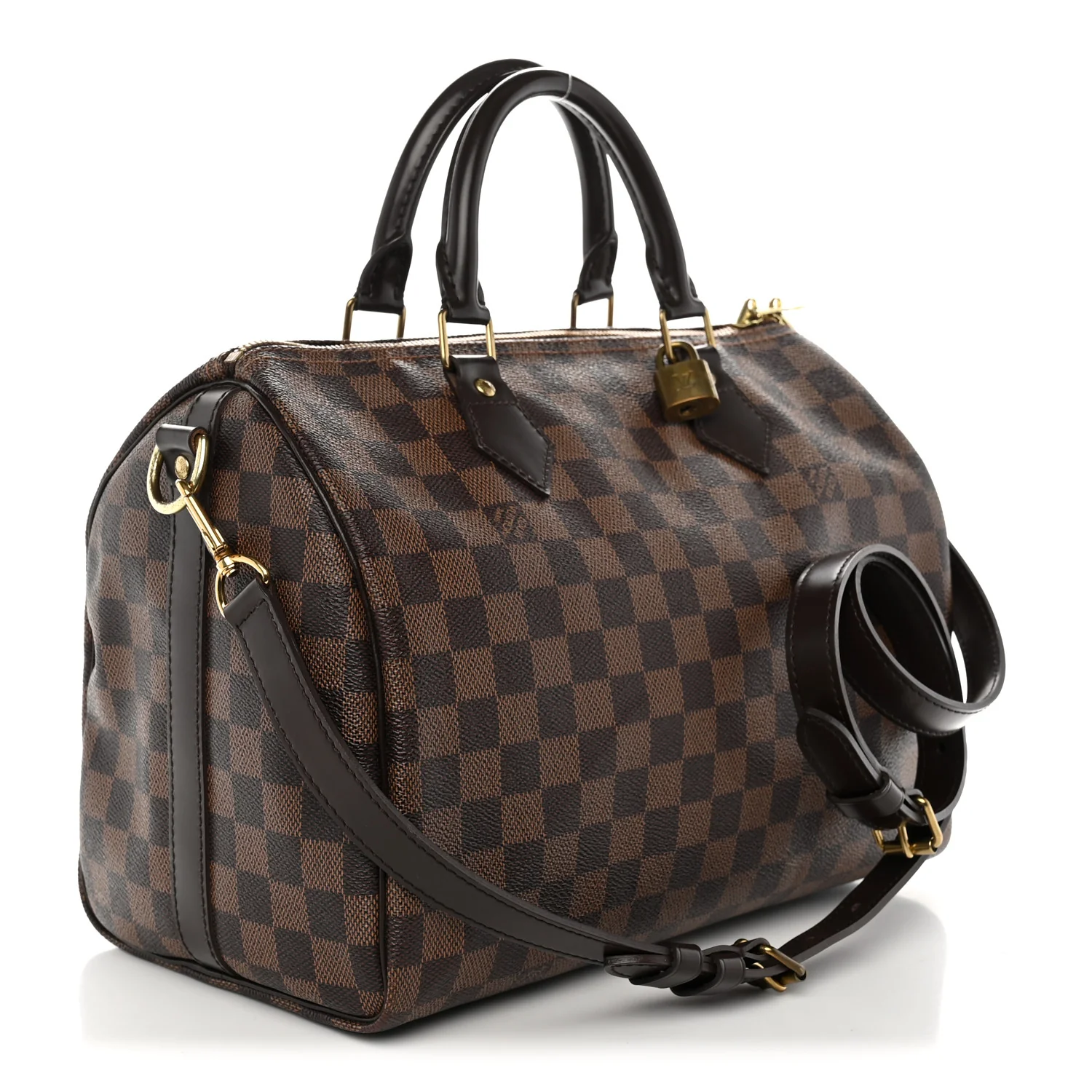 Louis Vuitton Damier Ebene Speedy Bandouliere 30 — view 3