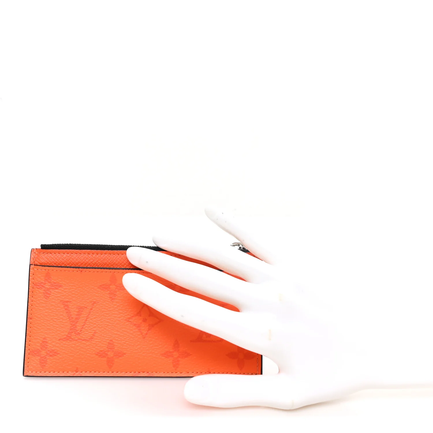 Louis Vuitton Taigarama Coin Card Holder Orange — view 2