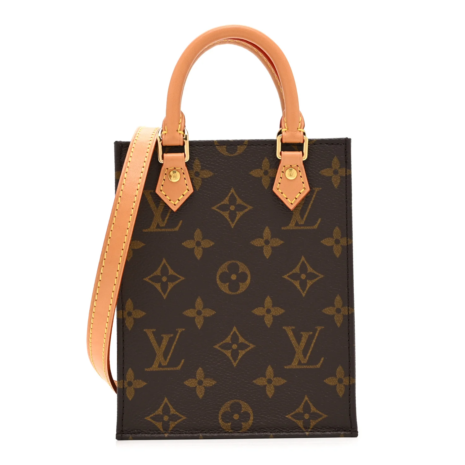 Louis Vuitton Monogram Petit Sac Plat — view 2