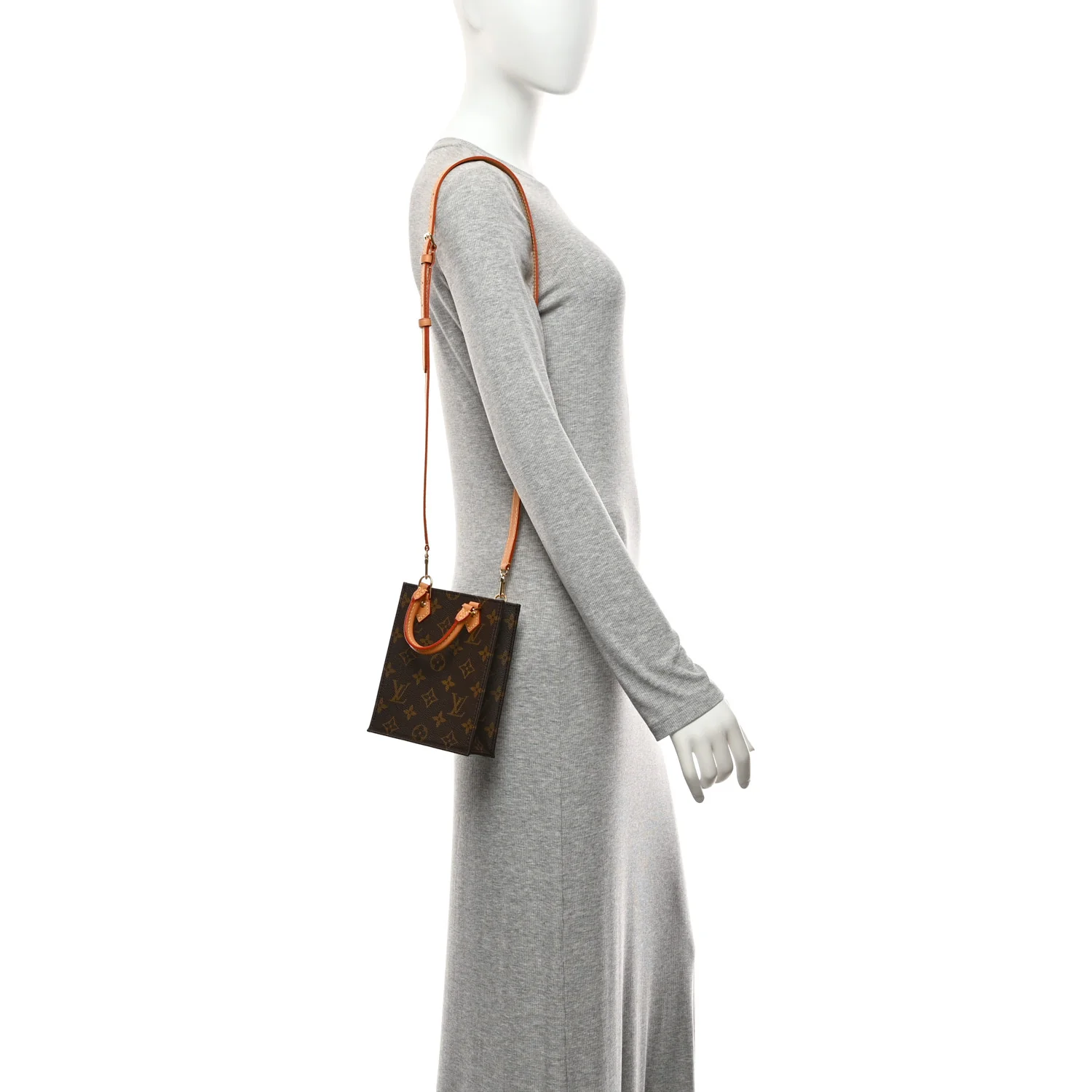 Louis Vuitton Monogram Petit Sac Plat — view 3