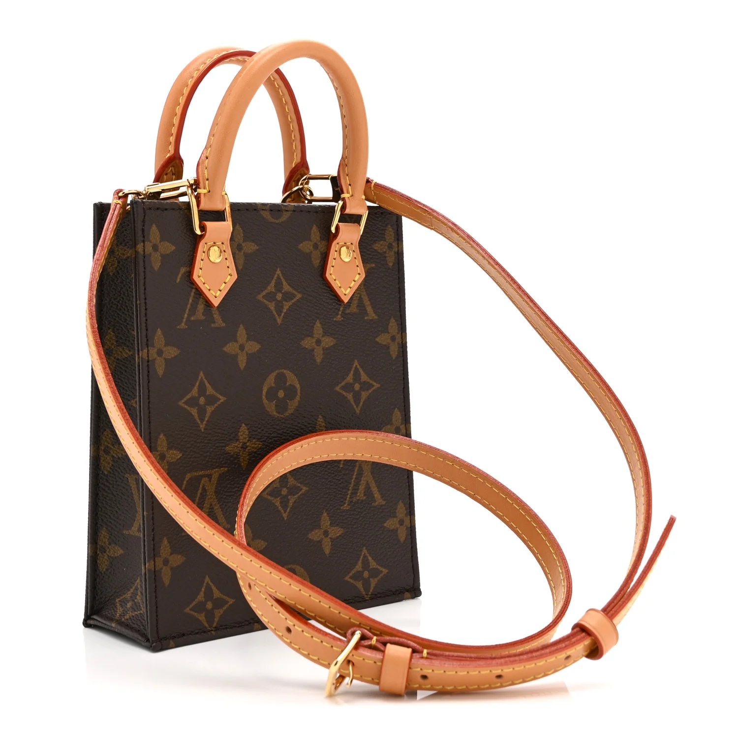 Louis Vuitton Monogram Petit Sac Plat — view 4