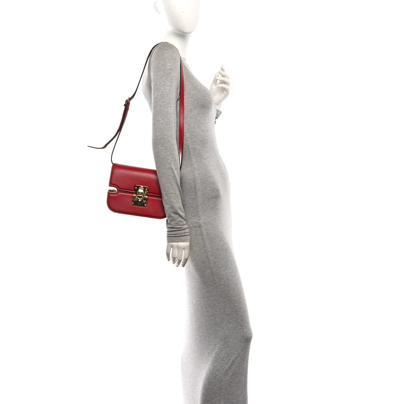 Louis Vuitton Calfskin Orsay MM Rouge — view 2