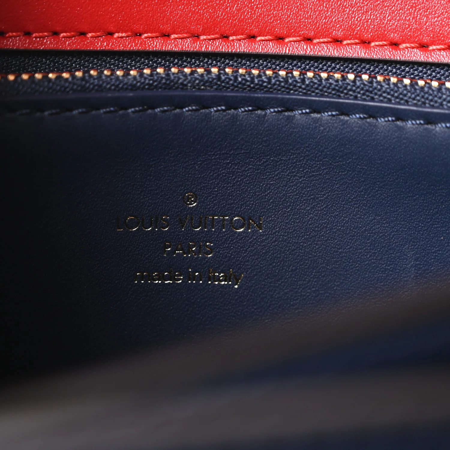 Louis Vuitton Calfskin Orsay MM Rouge — view 5