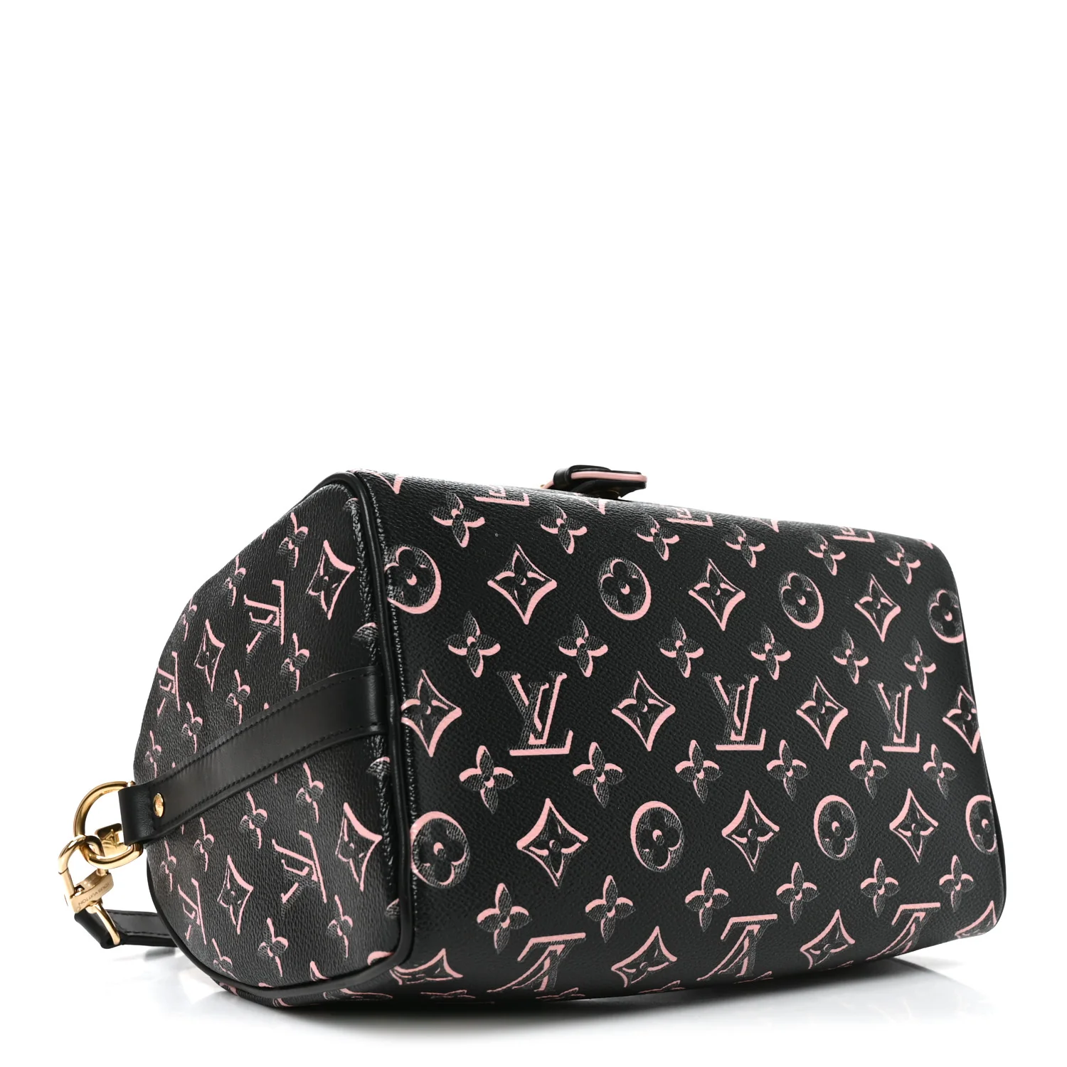 Louis Vuitton Monogram Fall for You Speedy Bandouliere 25 Black — view 4