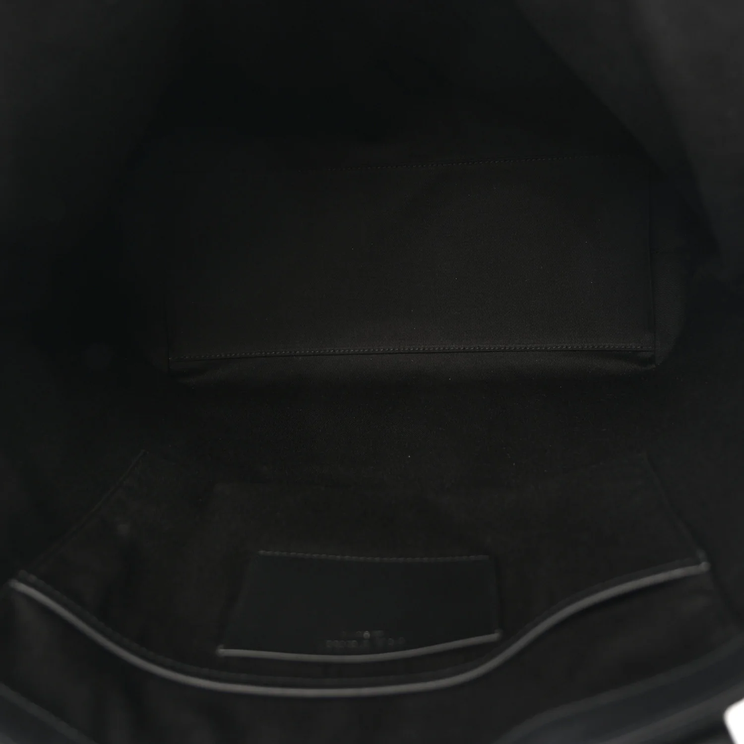 Alexander McQueen Canvas Calfskin T-Bar Shopping Bag Black — view 5
