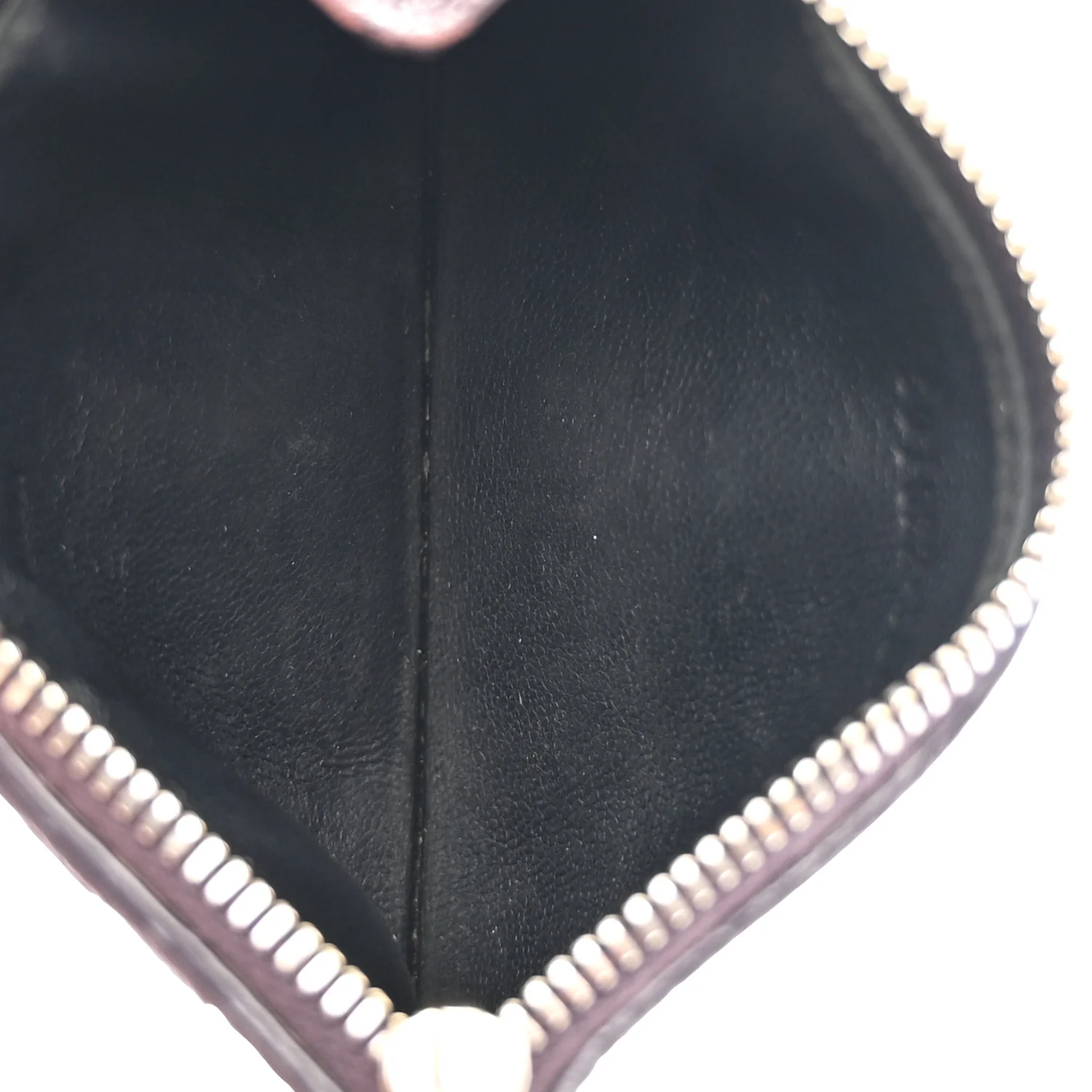 Alexander McQueen Calfskin Card Holder Wallet Burgundy — view 5