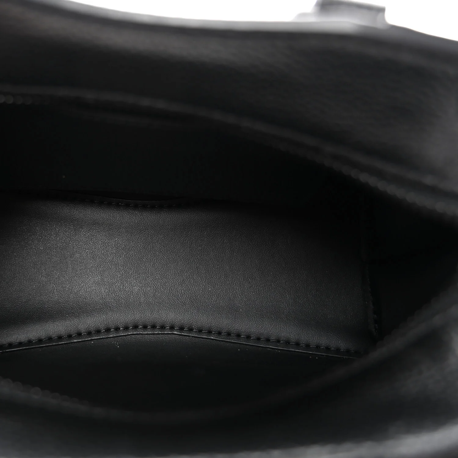 Balenciaga Grained Calfskin Neo Classic Black Hardware Nano City Crossbody Black — view 5