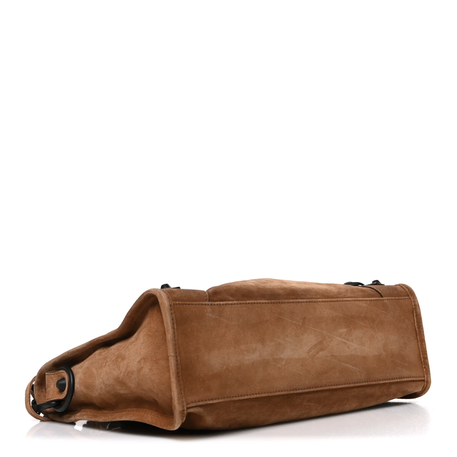 Balenciaga Waxed Suede Calfskin Classic Hardware Small Le City Camel Camel — view 4