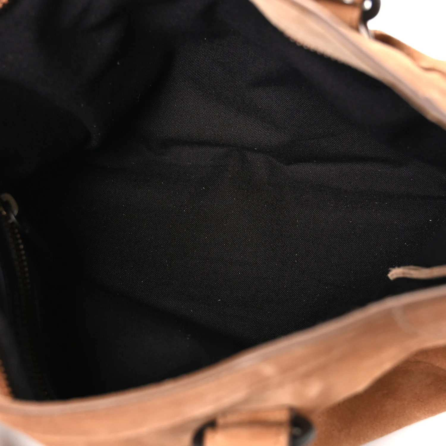 Balenciaga Waxed Suede Calfskin Classic Hardware Small Le City Camel Camel — view 5