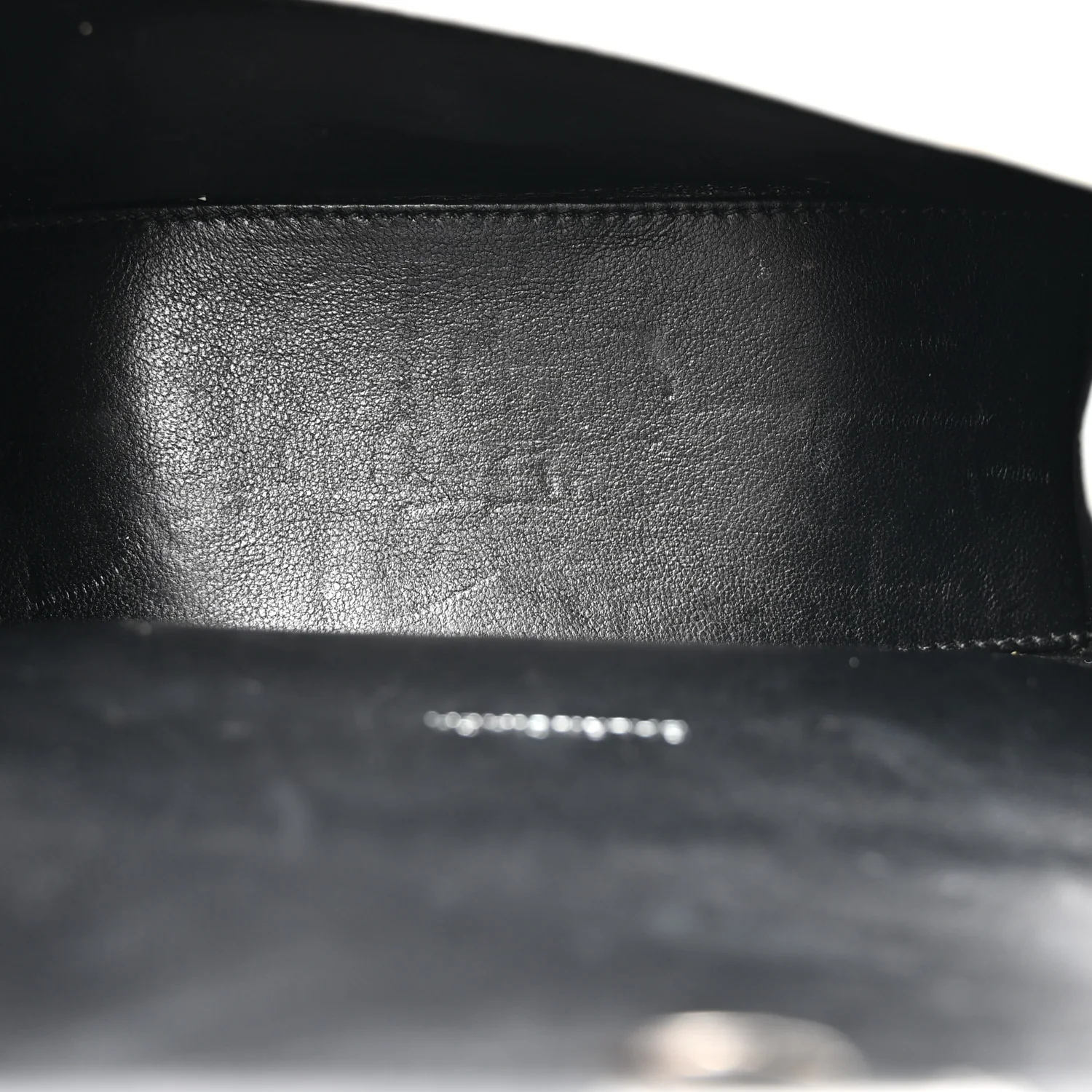 Balenciaga Metallic Calfskin Crocodile Embossed Crystal Hourglass Top Handle Bag XS Silver — view 5