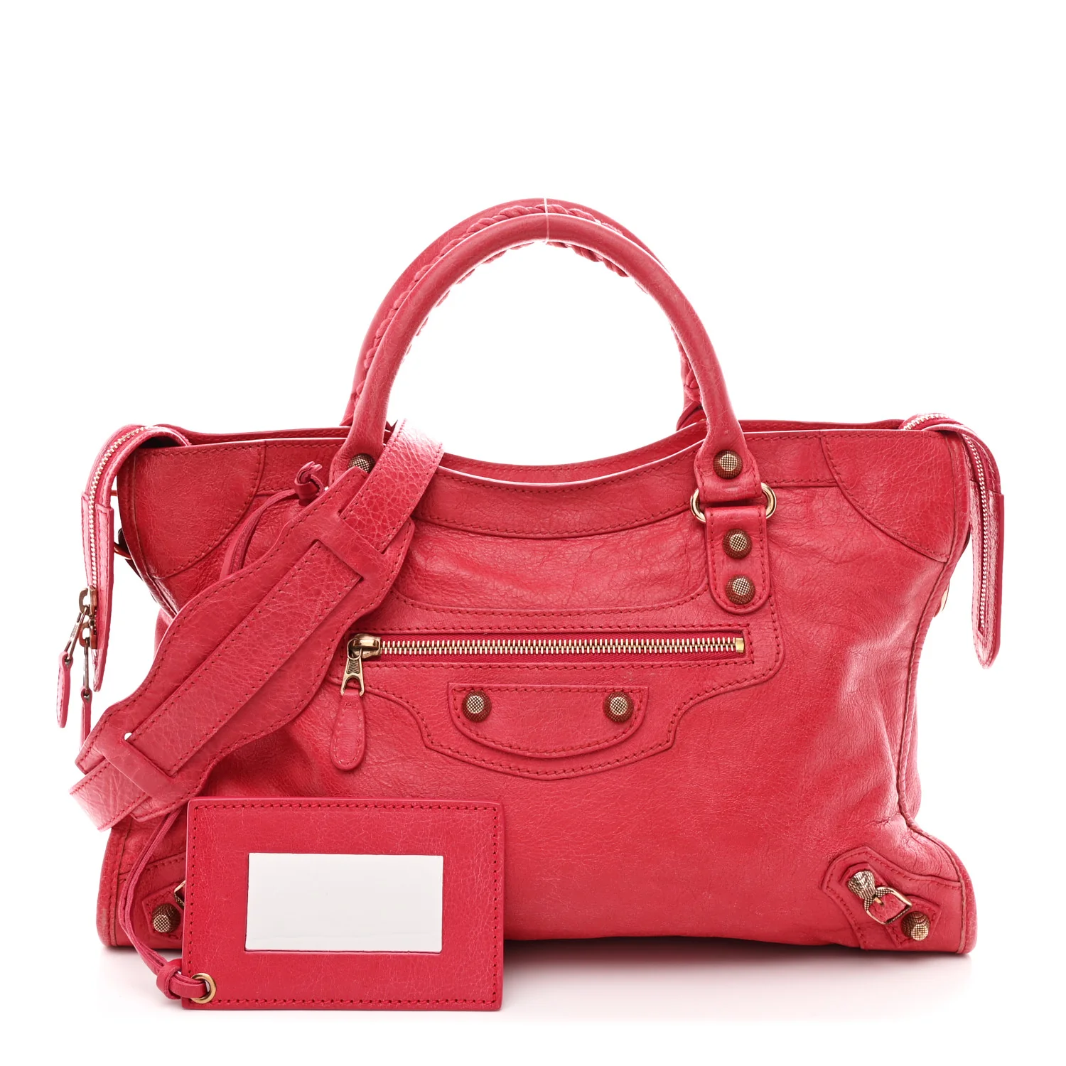 Balenciaga Agneau Giant 12 Rose Gold Hardware City Rose Thulian — view 3
