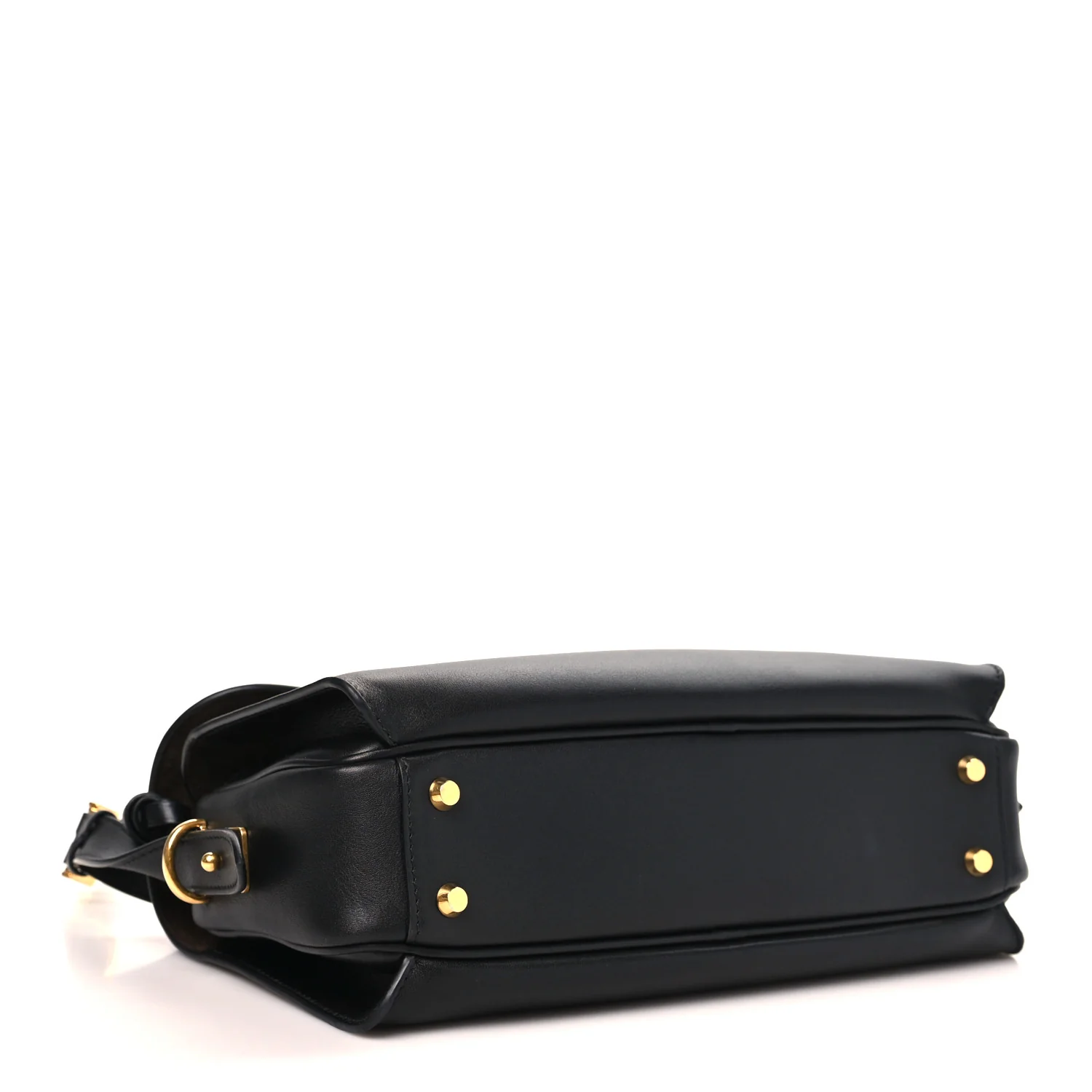 Balenciaga Smooth Calfskin Medium Le 7 Shoulder Bag Black — view 4
