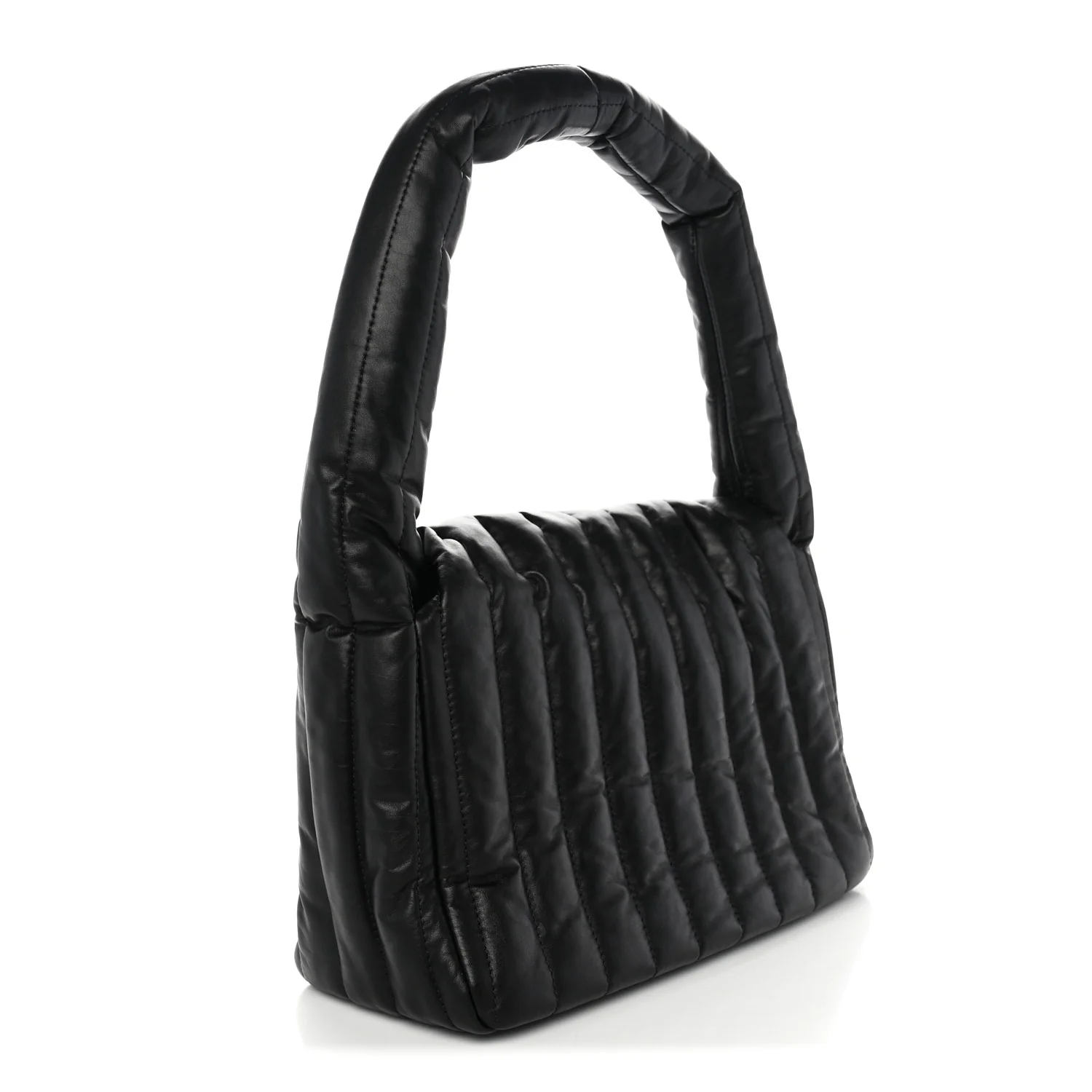 Balenciaga Thin Calfskin Small Monaco Sling Shoulder Bag Black — view 3