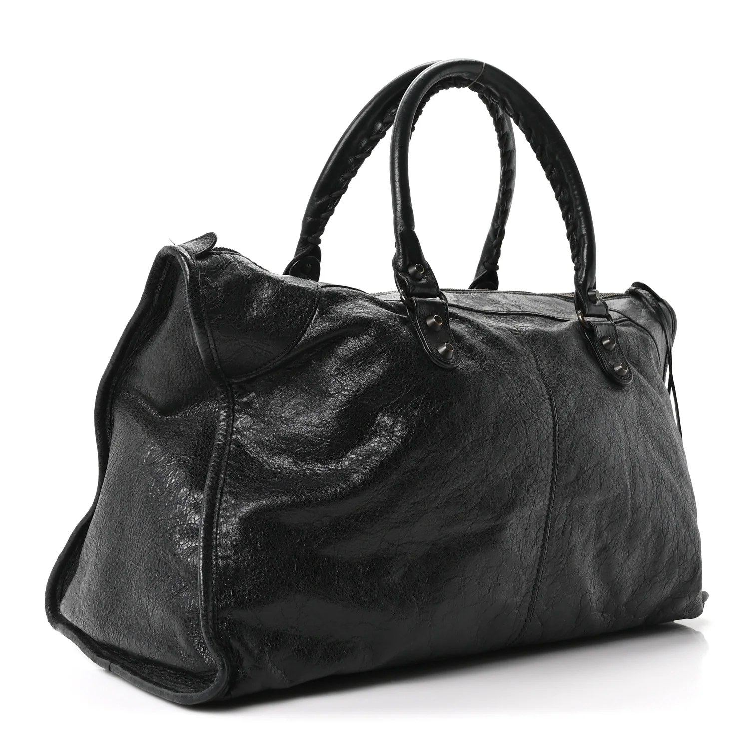 Balenciaga Agneau Classic Hardware Work Black — view 4