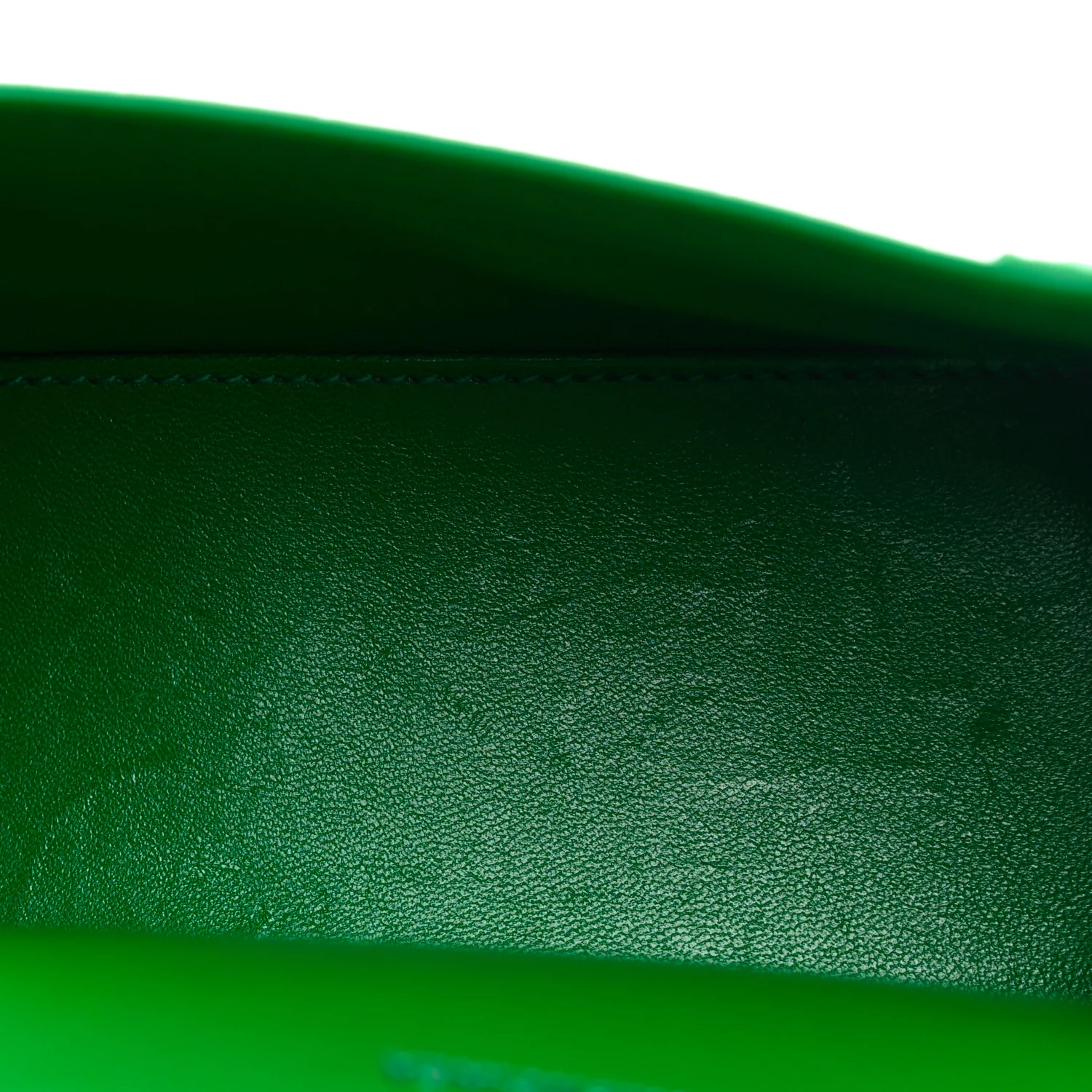 Balenciaga Shiny Calfskin Crocodile Embossed Hourglass Top Handle Bag XS Jade — view 5