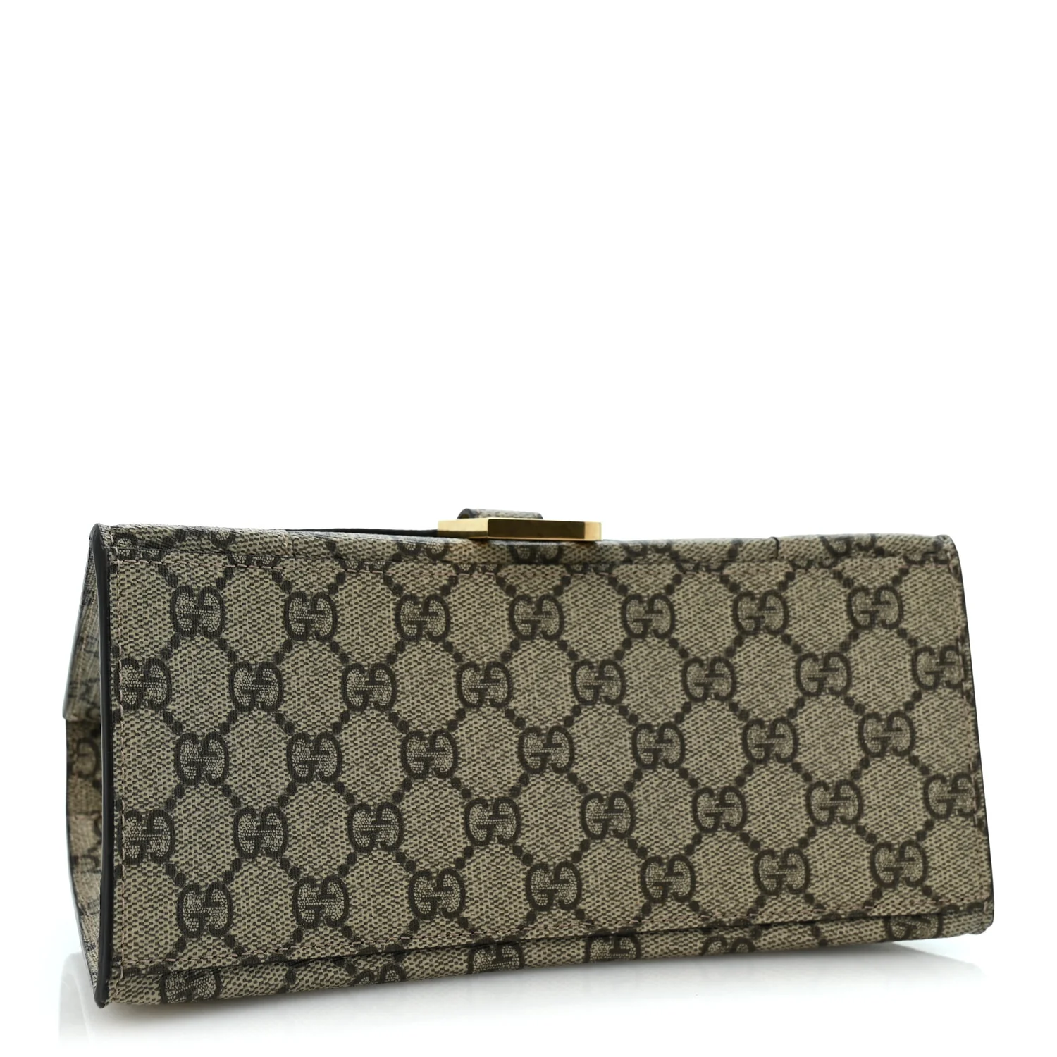 Balenciaga X GUCCI GG Supreme Monogram Small Hourglass Top Handle Bag Beige Ebony — view 4