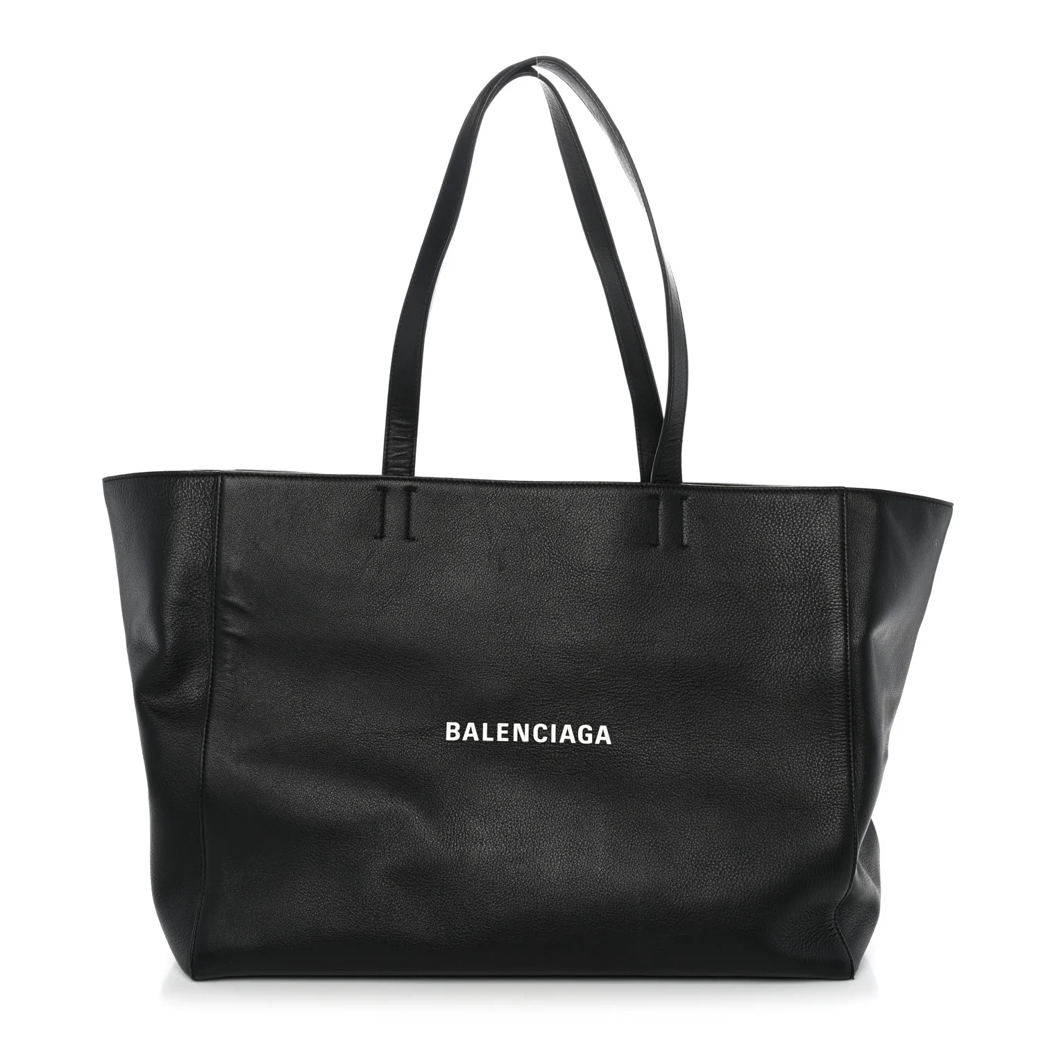 Balenciaga Smooth Calfskin Everyday East West Tote Bag Black