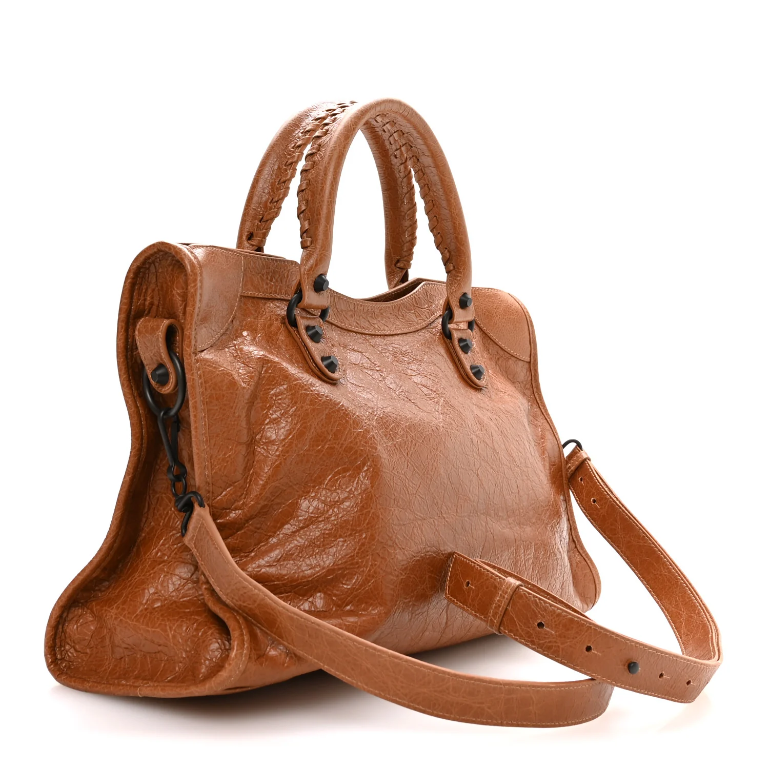 Balenciaga Agneau Arena Classic Hardware Medium Le City Camel — view 3