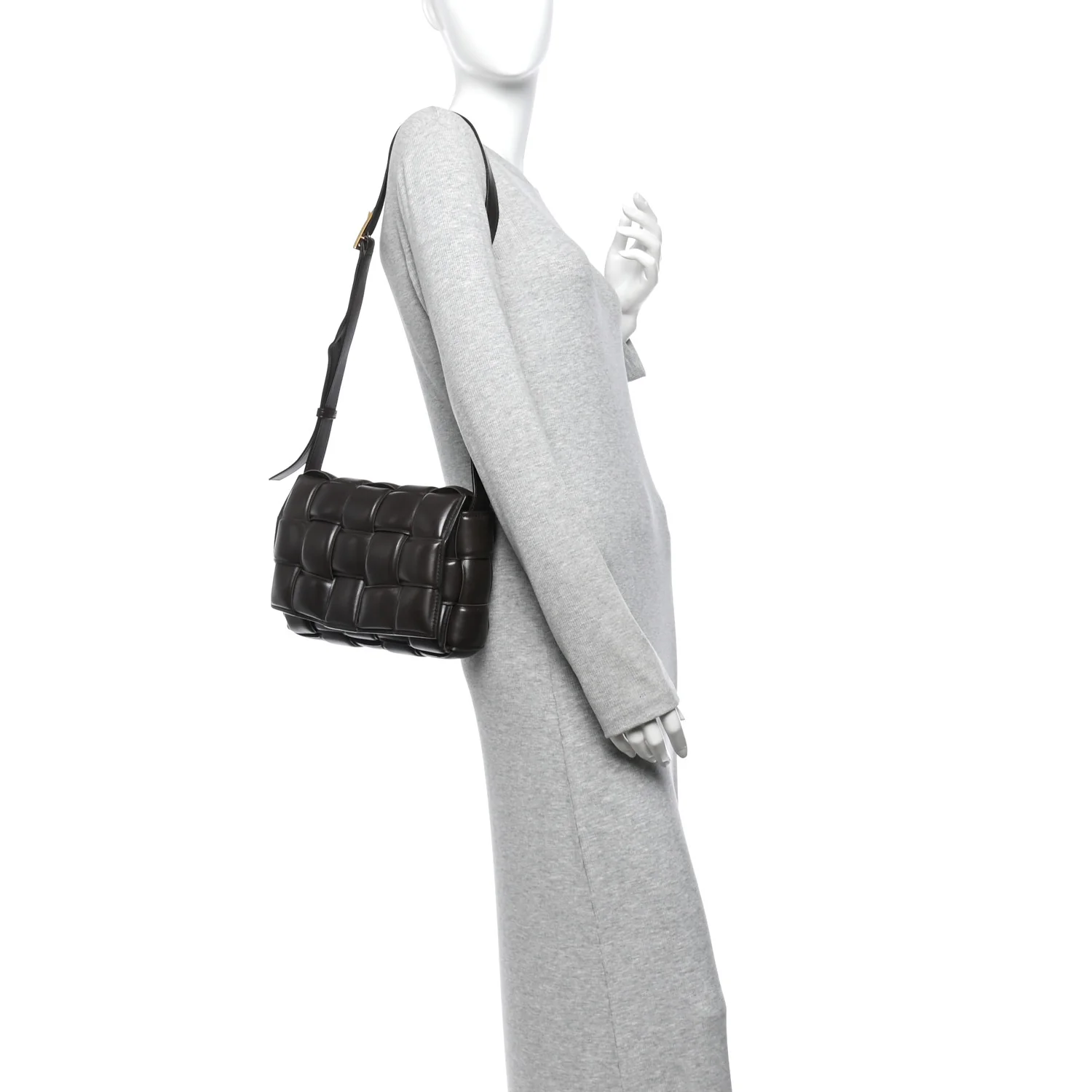 Bottega Veneta Nappa Maxi Intrecciato Padded Cassette Crossbody Bag Fondant — view 2
